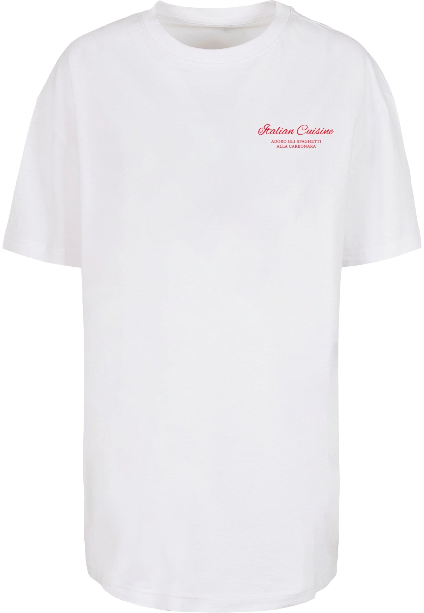 Merchcode T-Shirt "Merchcode Ladies Al Dente Per Favore Oversized Tee" 1 St günstig online kaufen