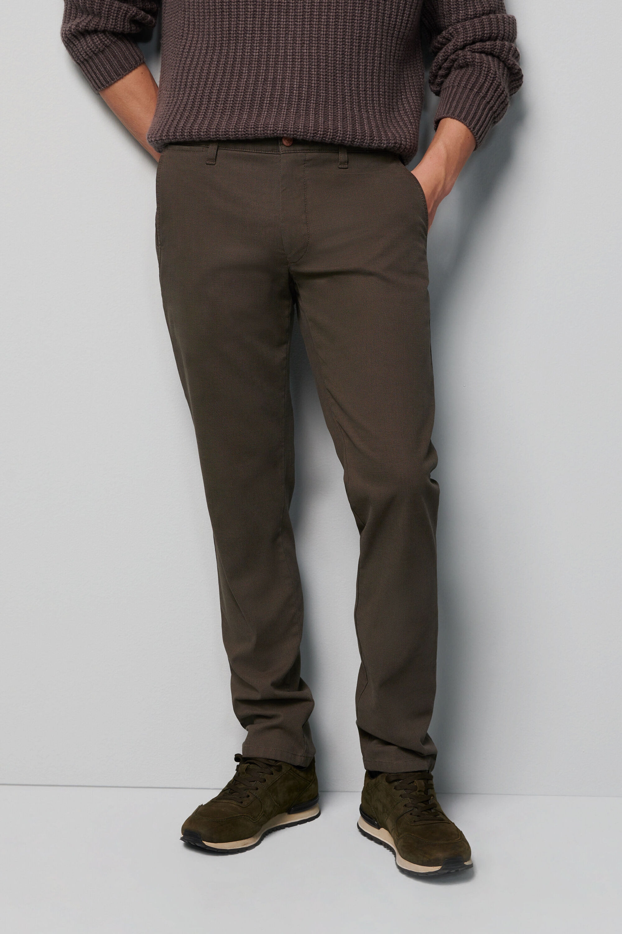 MEYER Chinos "M5 Chino" M5 Chino im unifarbenem Design günstig online kaufen