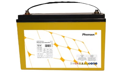 Sunset Solarakkus »Solar-Gel-Batterie 60 Ah«, 12 V, Zum Anschluss von  Solarmodulen und Stromsets kaufen | BAUR