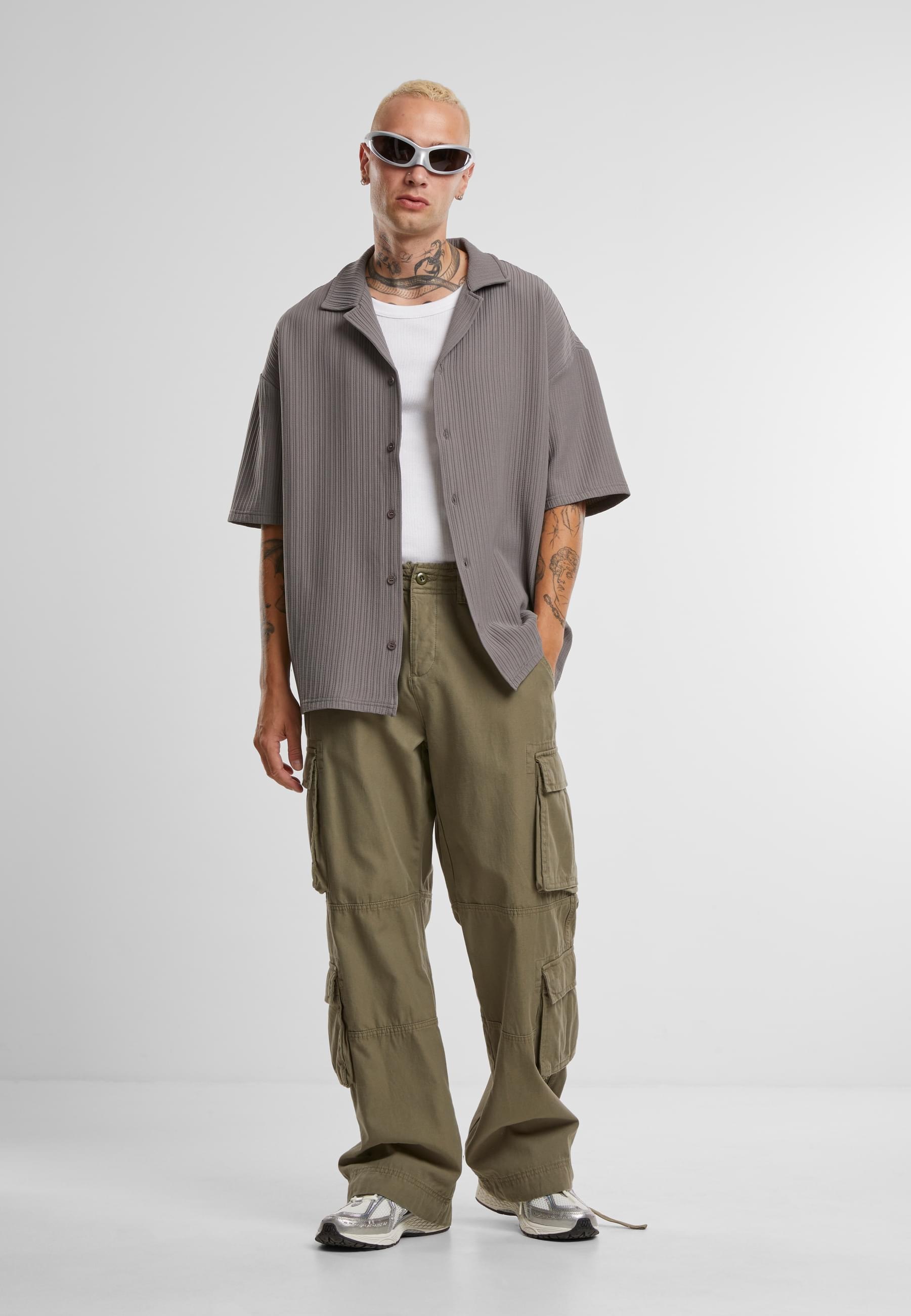 URBAN CLASSICS Cargohose »Urban Classics Herren Double Cargo Pants«, (1 tlg.)