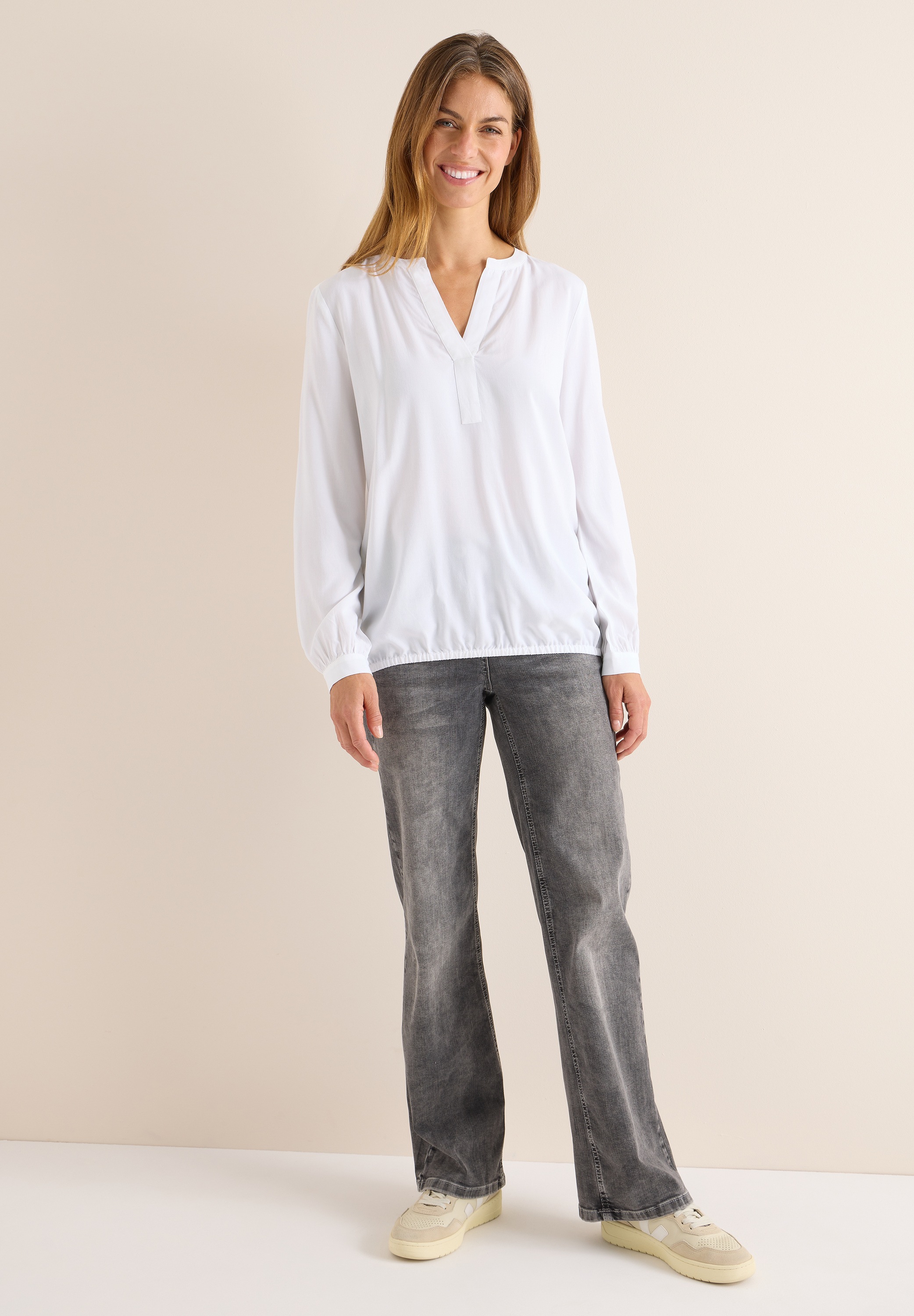 Thumbnail - Cecil Langarmbluse mit Elastikbund