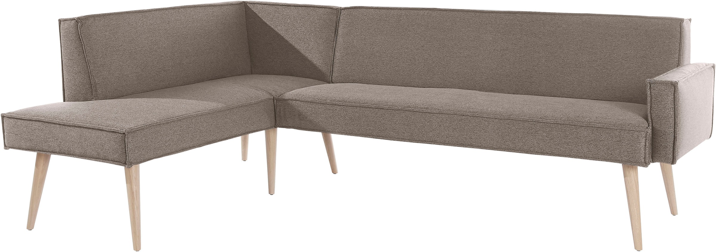 exxpo - sofa fashion Eckbank "Lungo, moderne Kedernaht, bequem und elegant, günstig online kaufen