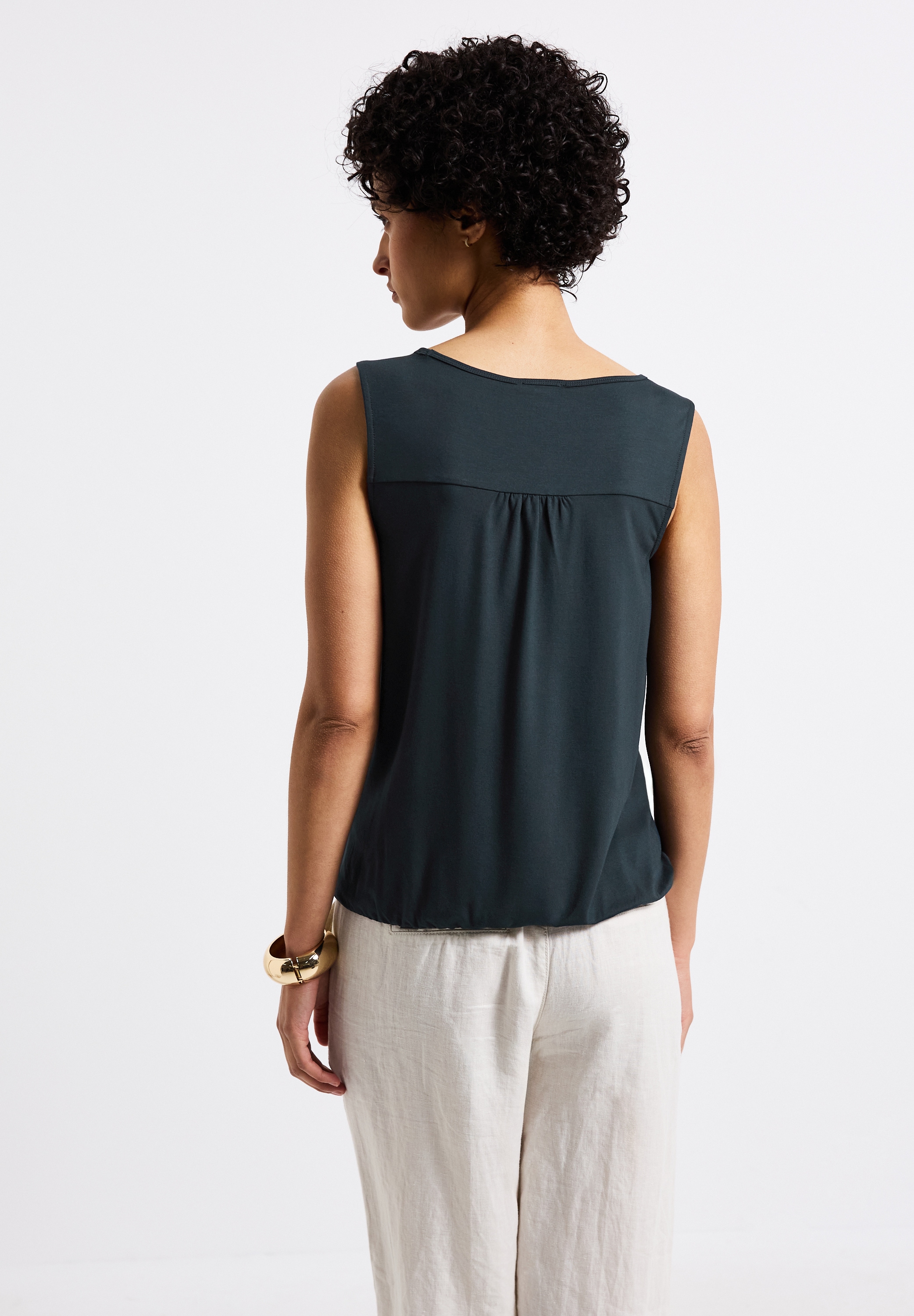 STREET ONE 2-in-1-Top, mit U-Boot-Ausschnitt