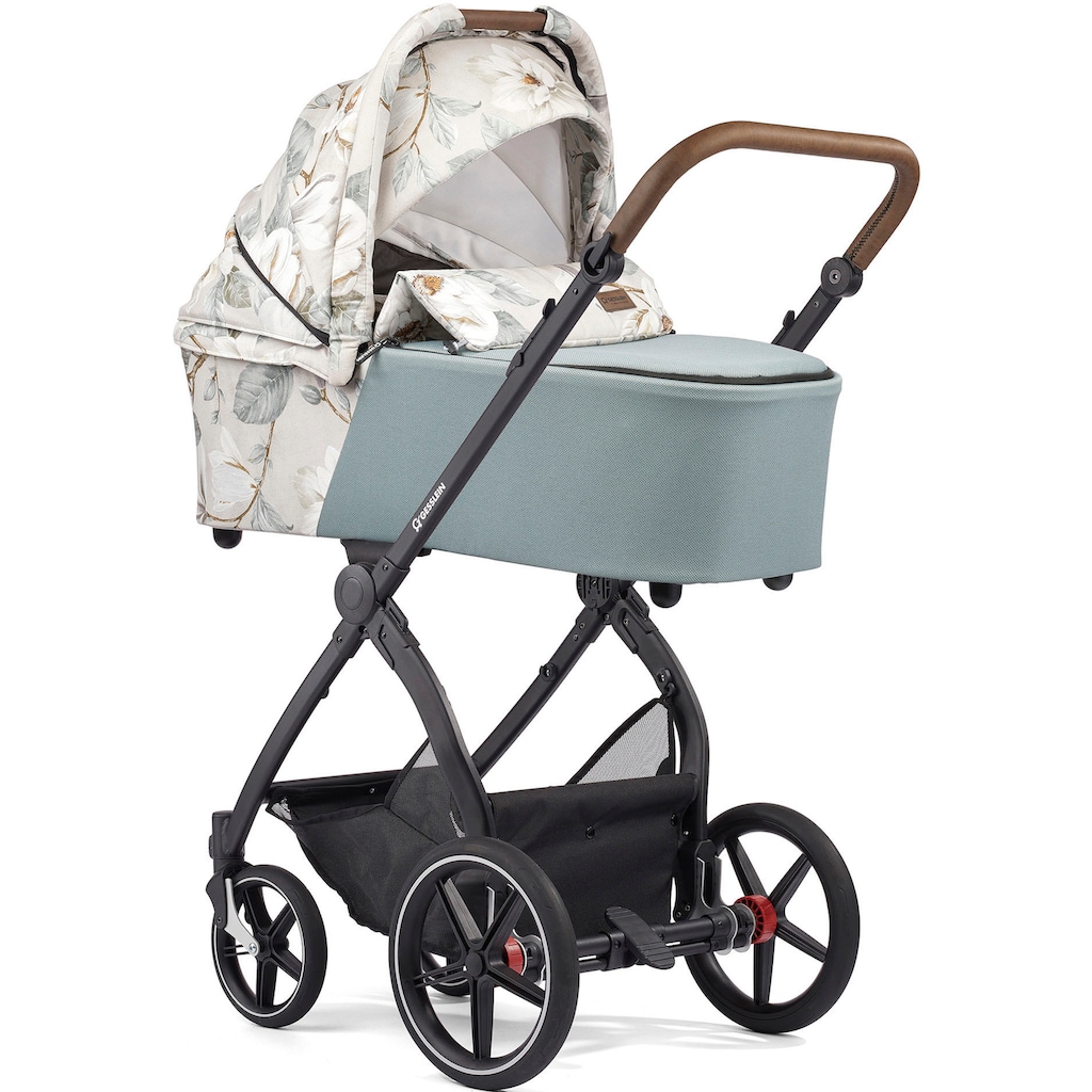 Gesslein Kombi-Kinderwagen »FX4 Soft+ mit Aufsatz Swing schwarz, aqua mint«