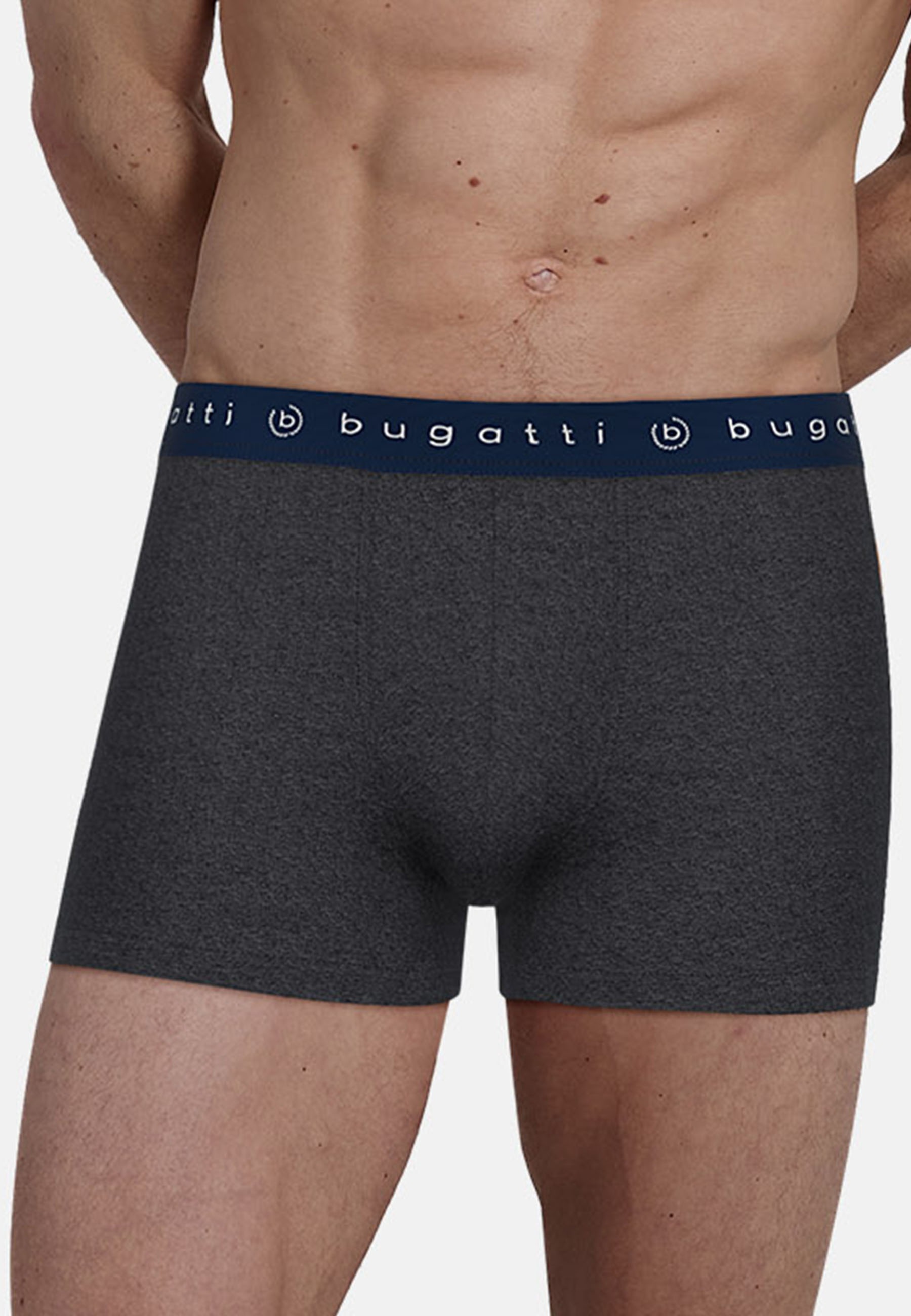 bugatti Slip "Mailand", breiter Bund, mit Logo, atmungsaktiv, Baumwollmix, günstig online kaufen