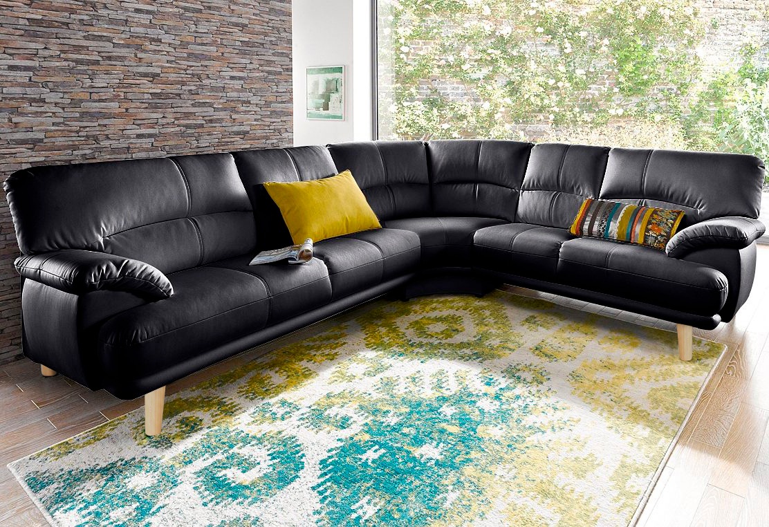 TRENDMANUFAKTUR Polsterecke "Cecilia, italienisches Designsprache, modern u günstig online kaufen