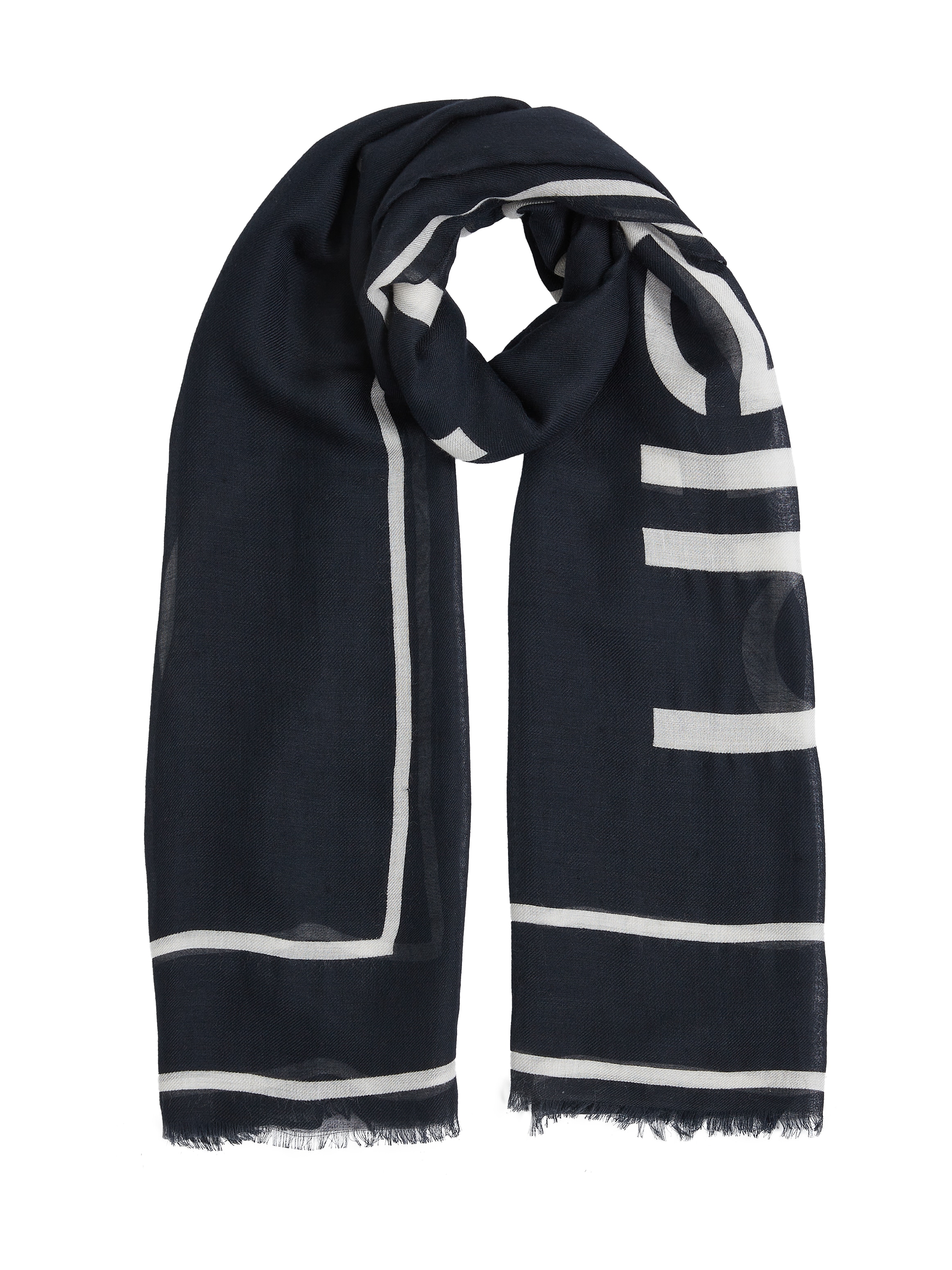 Calvin Klein šalikas »LARGE LOGO LW WOOL STOLE« Log...