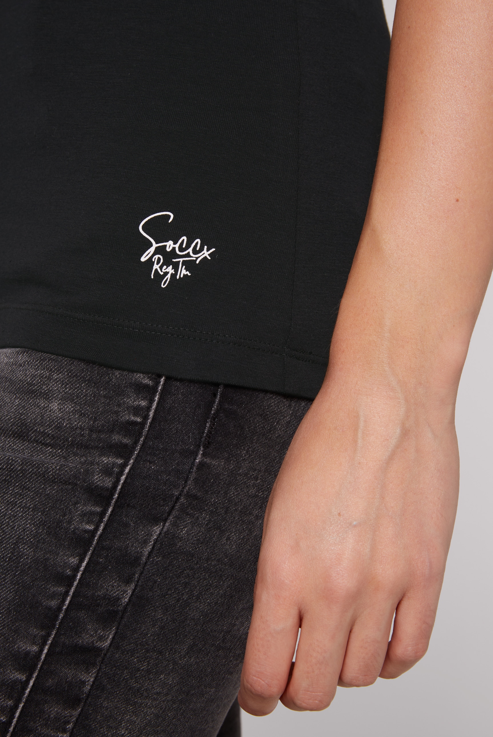SOCCX Tanktop, mit Elasthan-Anteil