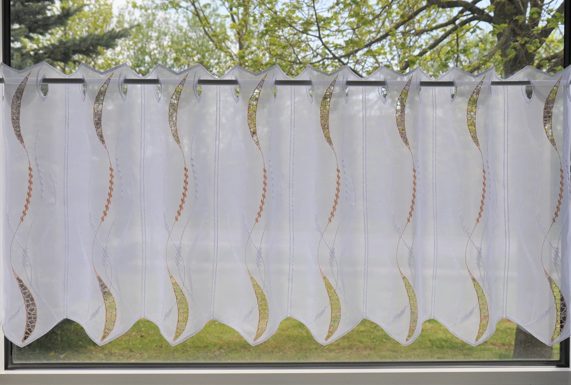 Stickereien Plauen Panneaux "Elina" Stangendurchzug 1 Stk. tlg. günstig online kaufen