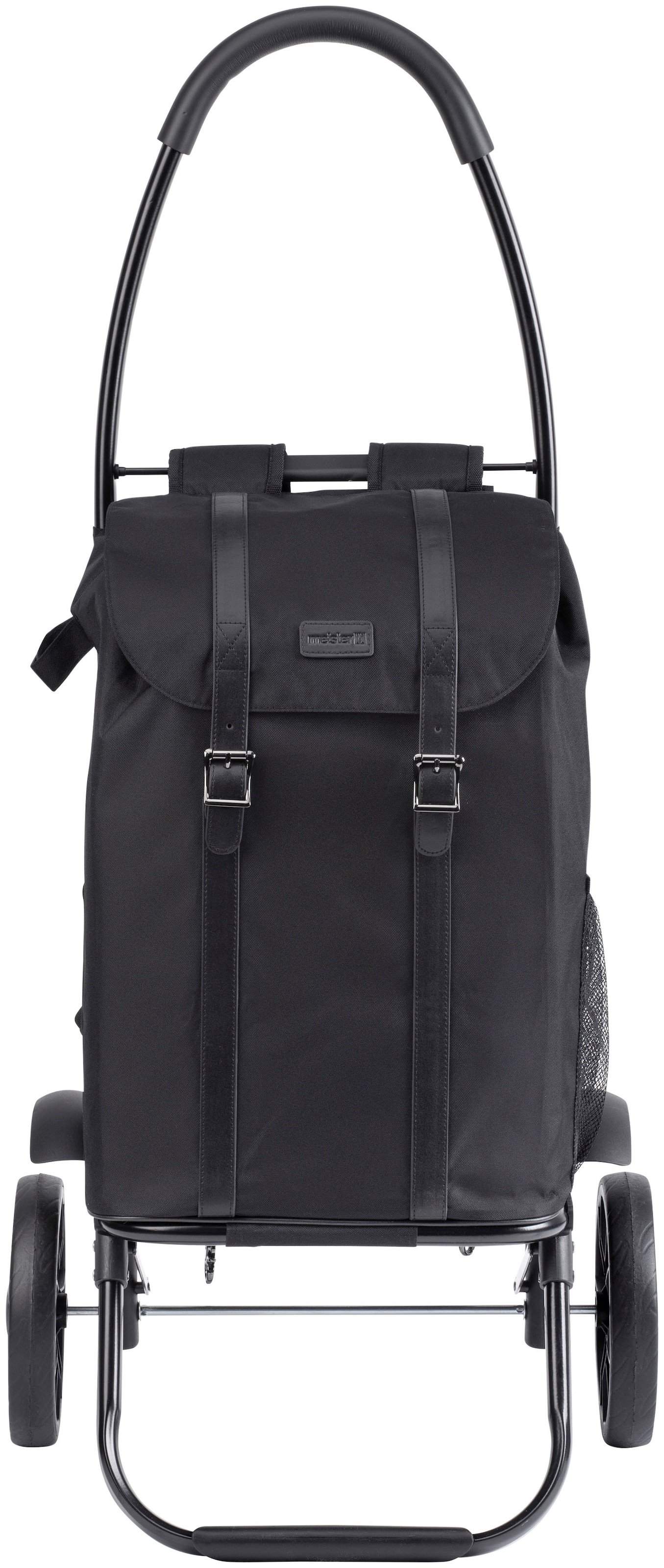 meister Einkaufstrolley »Black Edition - Separater«, 45 Liter, Einkaufstrolley und Rucksack in einem