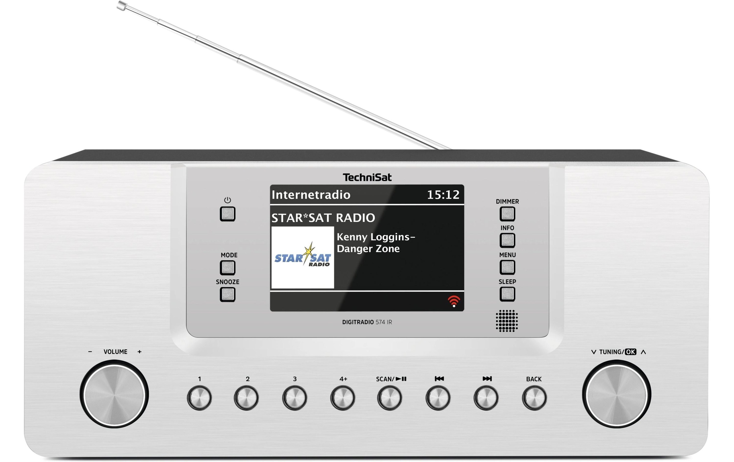 TechniSat Internet-Radio »DigitRadio 574 IR« (Bluetooth Digitalradio (DAB+) | FM-Tuner | Internetradio )