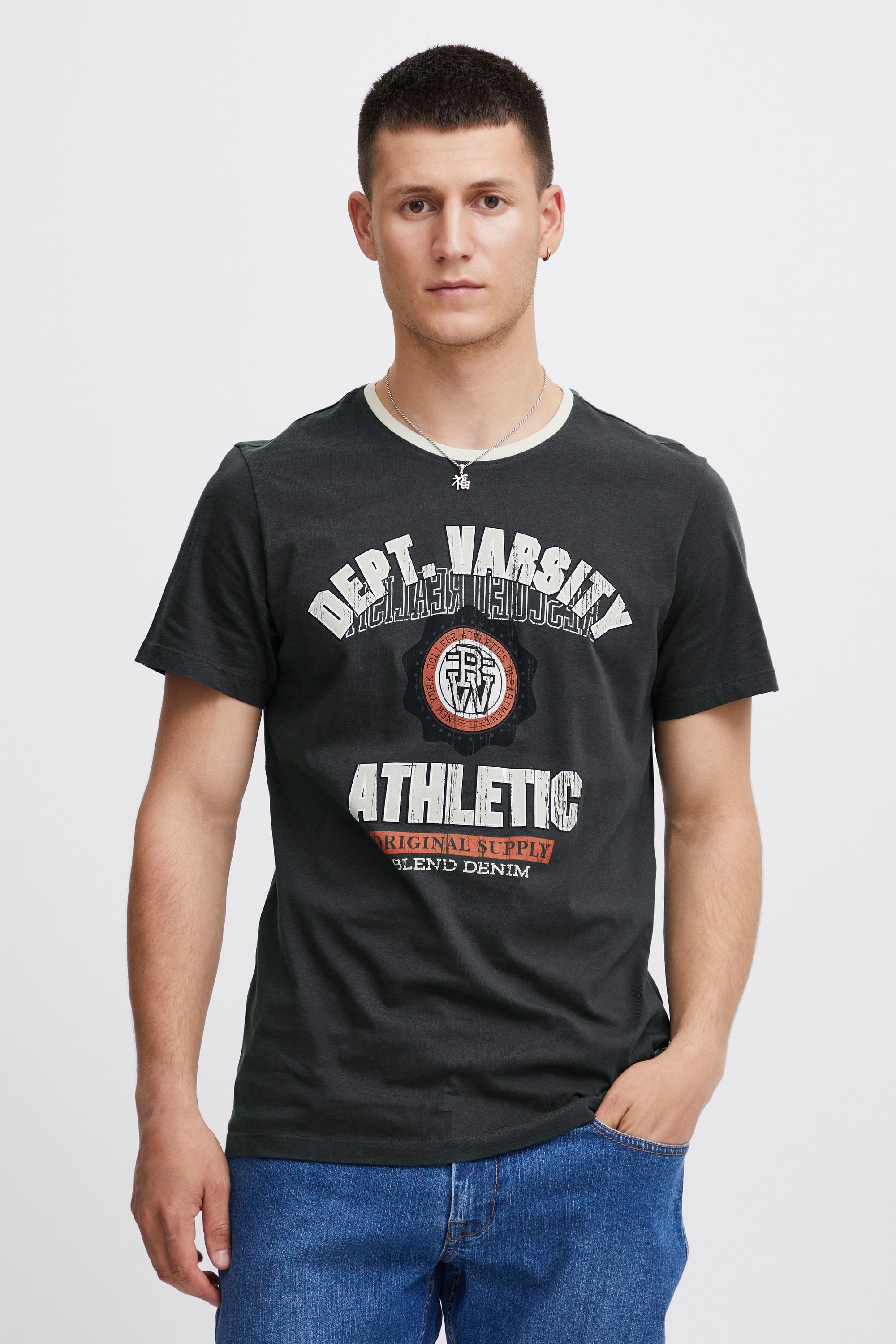 Blend T-Shirt "BHOrion" Basic T-Shirt mit Rundhalsausschnitt günstig online kaufen