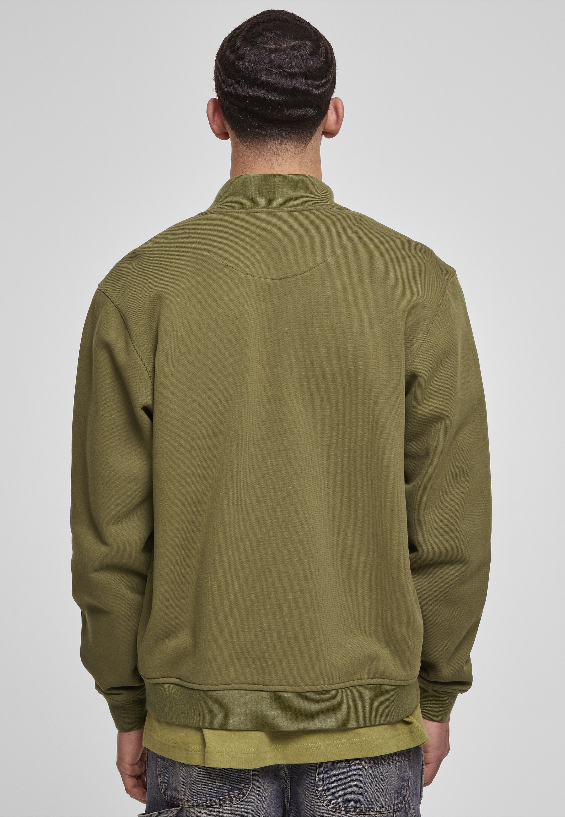 URBAN CLASSICS Collegejacke »Urban Classics Herren Ultra Heavy Solid College Jacket« 1 Stk. tlg. ohne Kapuze