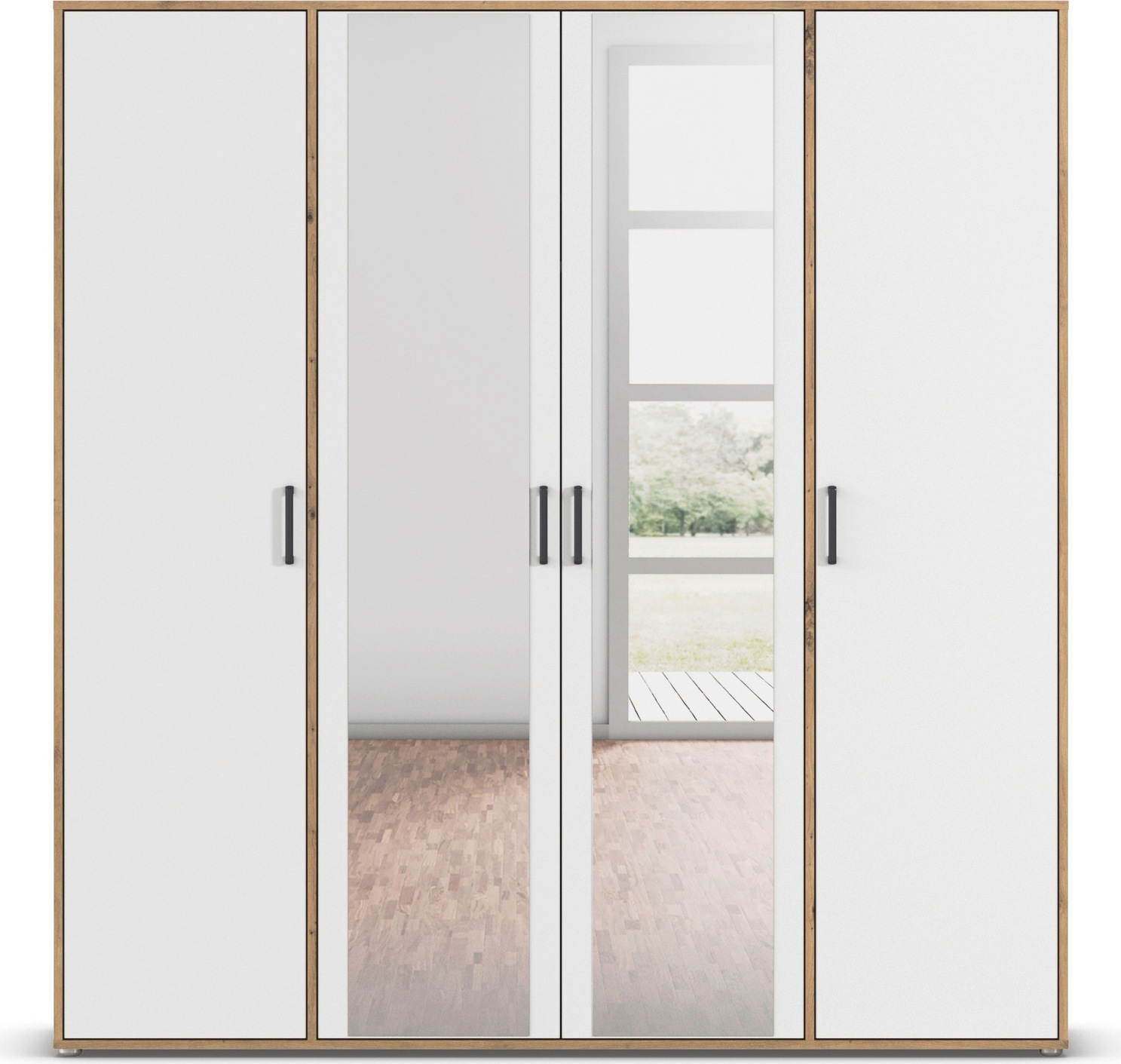 rauch Drehtürenschrank "Kleiderschrank Schrank Garderobe Wäscheschrank VOYA günstig online kaufen