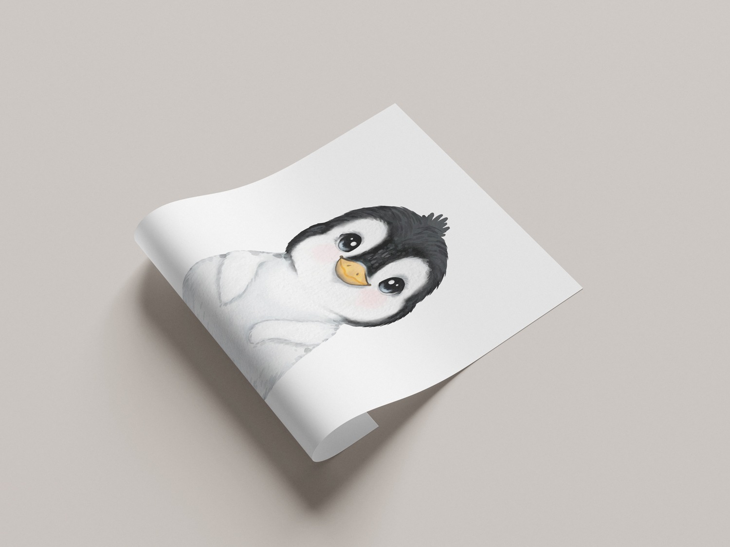 Lüttenhütt Poster "Süßer Pinguin", Fantasy-Pinguine-Tiere, (1 St.), HD Prem günstig online kaufen