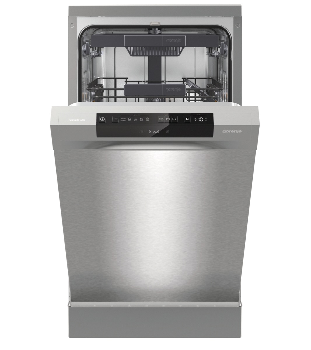 GORENJE Standgeschirrspüler "GS541C10X" 8,5 l 10 tlg. Maßgedecke 10 Maßgedecke, auto. Türöffnung, Besteckschublade