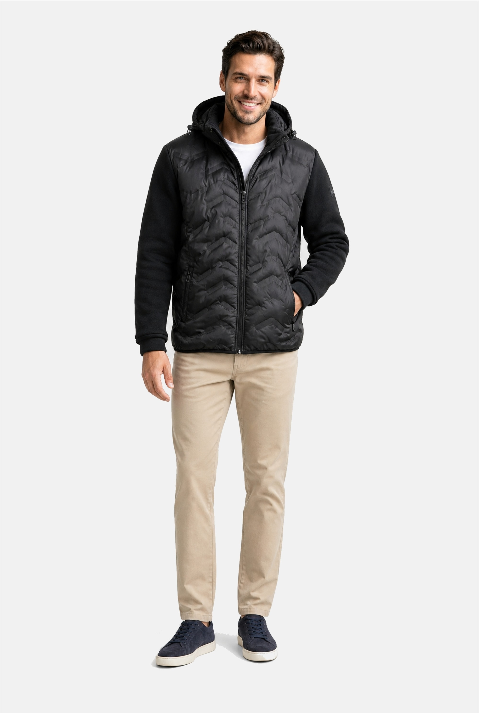 New Canadian Steppjacke »Hybrid« 1 Stk. tlg. mit verstellbarer Kapuze