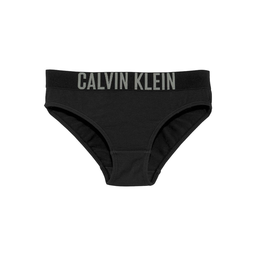 Marken Calvin Klein Calvin Klein Bikinislip »Intenese Power«, (2 St.), für Mädchen grau-meliert + schwarz