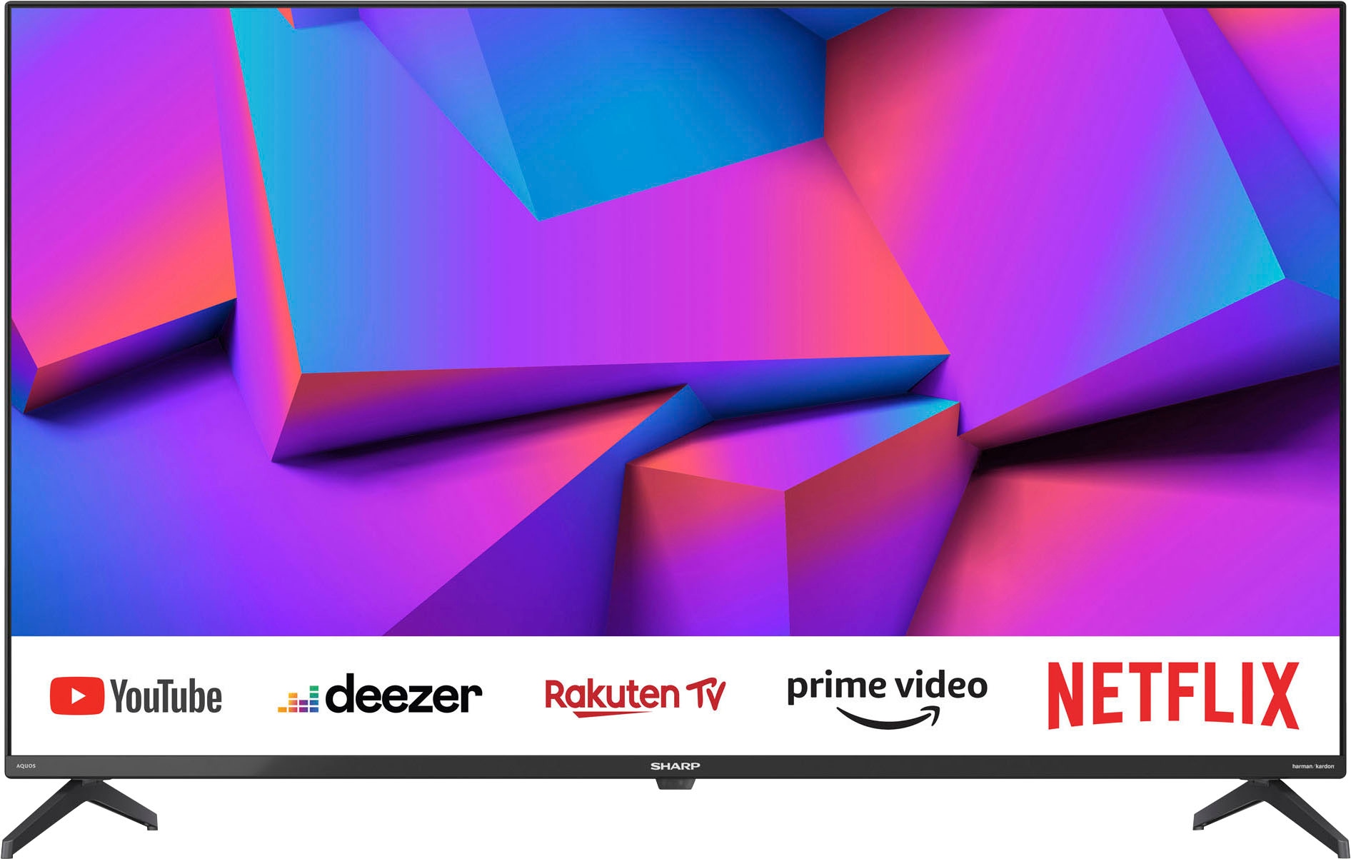 Sharp LED-Fernseher | »4T-C50FK2EL2NB«, 4K BAUR Ultra HD, Smart-TV cm/50 Zoll, 126