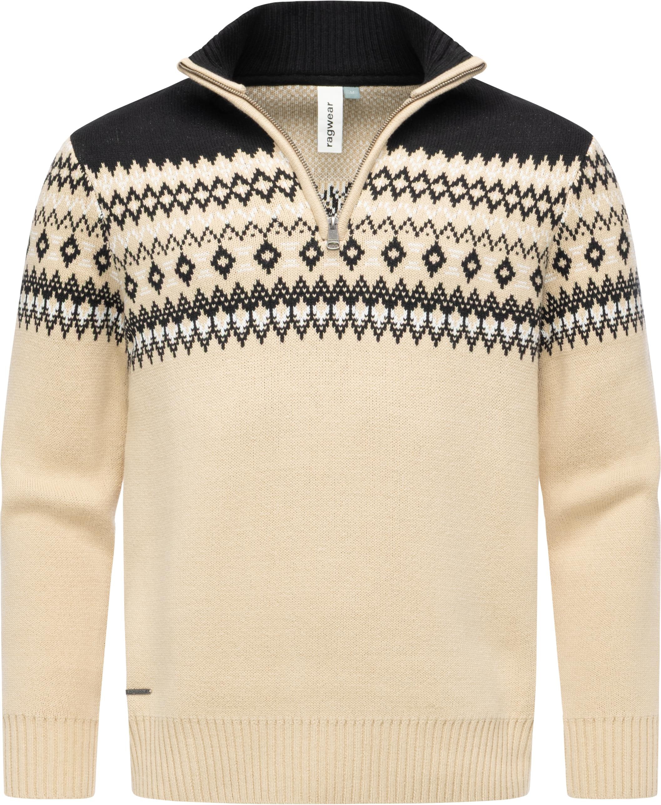 Ragwear Norwegerpullover "Norwaian" Norweger Herren Strickpullover Troyer m günstig online kaufen