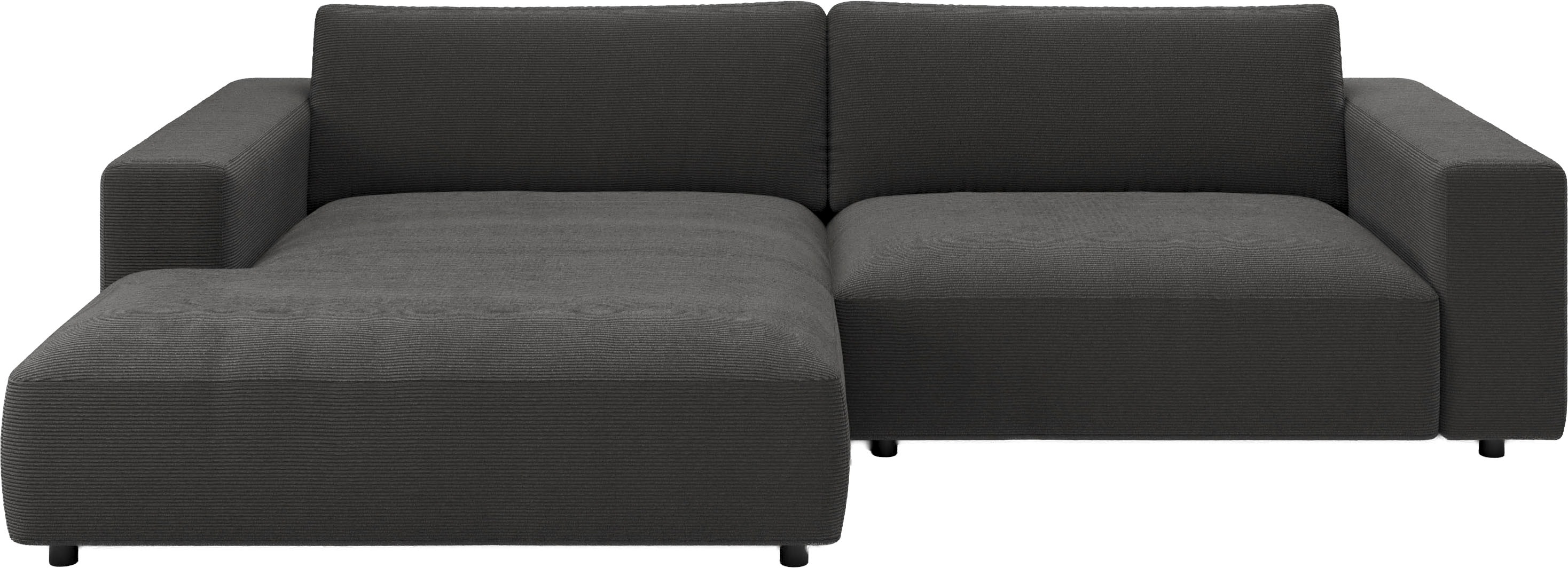 Musterring Ecksofa "MR LUCIA, Charakterstarker Lounge-Komfort von Musterring" XXL-Longchair, erstklassige Kammerkissen & zeitloser Look