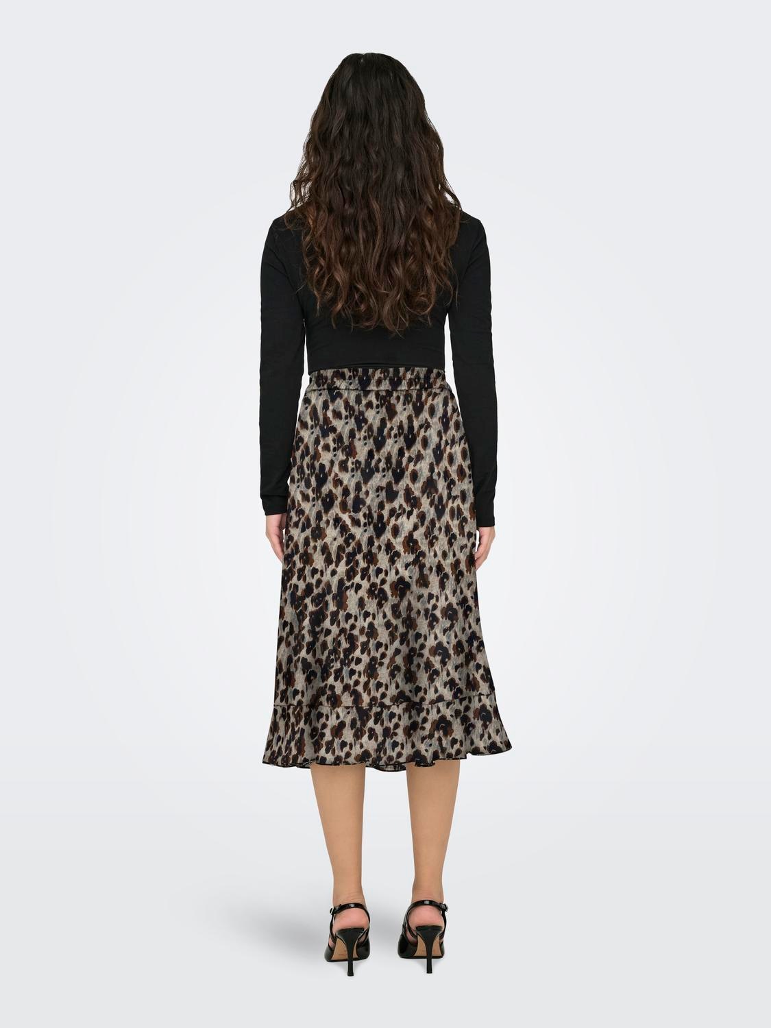 ONLY Wickelrock "ONLCARLY FLOUNCE LONG SKIRT" günstig online kaufen