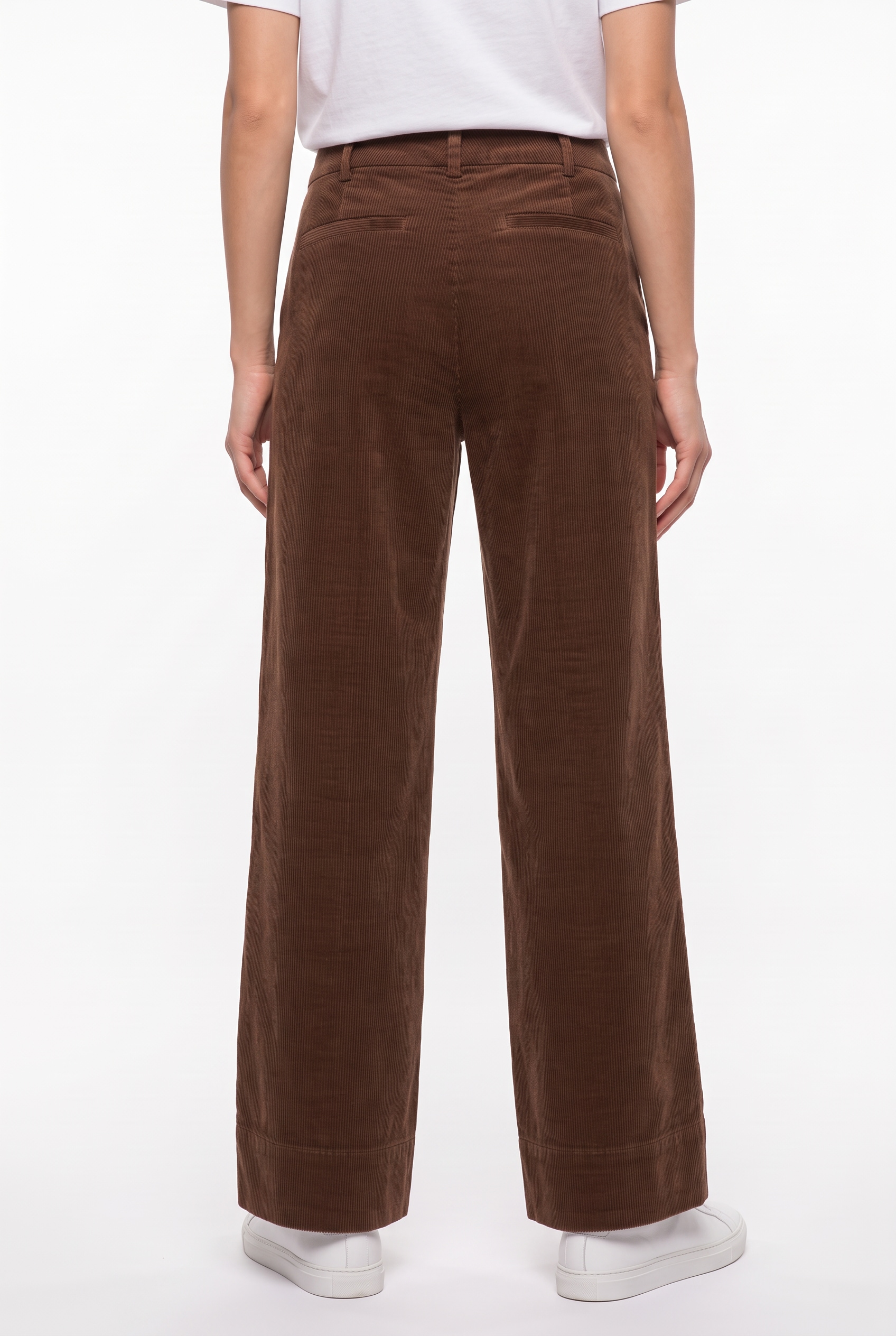 BOSS ORANGE Cordhose »Tacodi Premium Damenmode«  aus Baumwoll-Modal-Mix mit Stretch