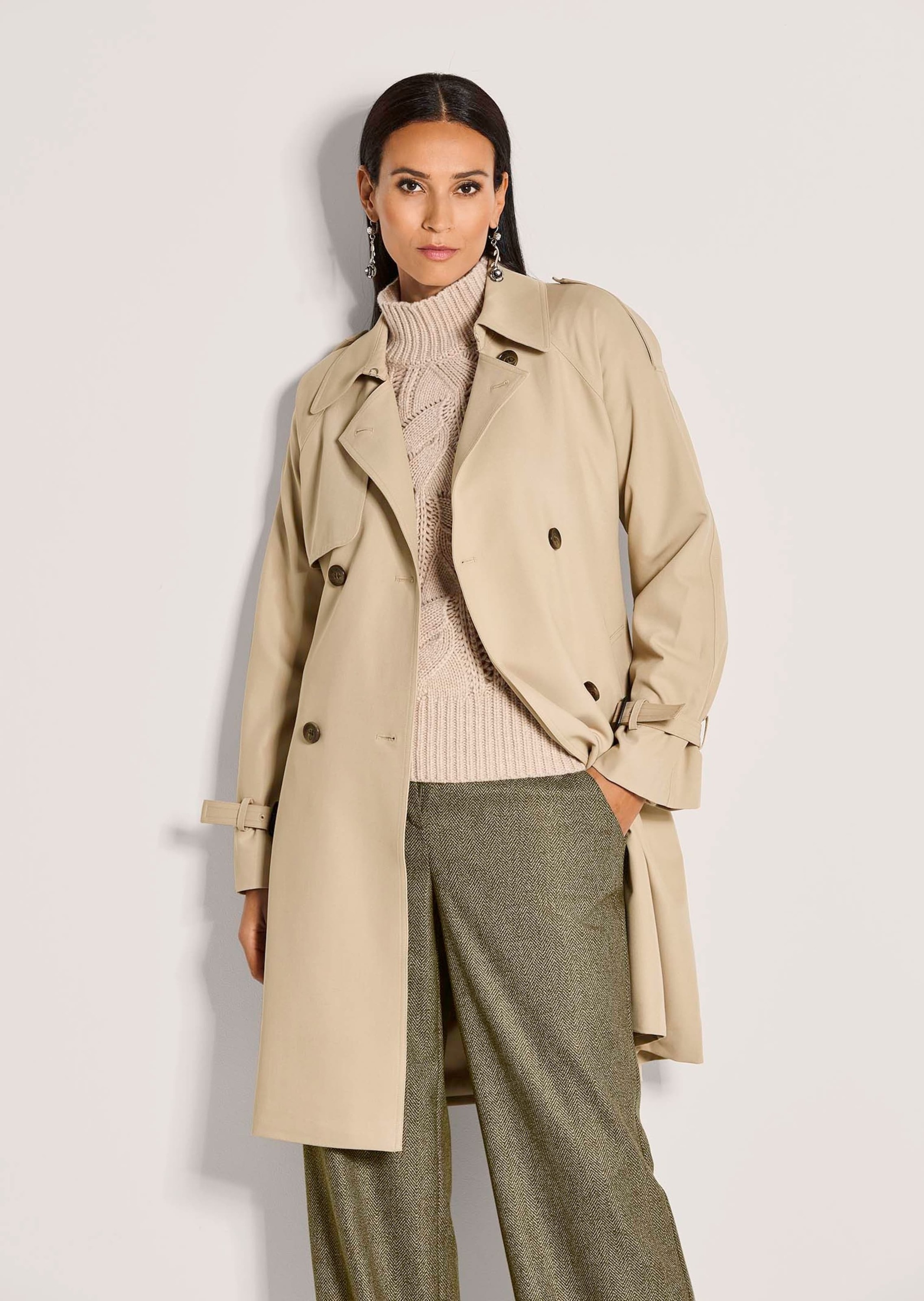 Thumbnail - MADELEINE Trenchcoat "Trenchcoat Eleganter gefütterter Zweireiher" Trench Longform