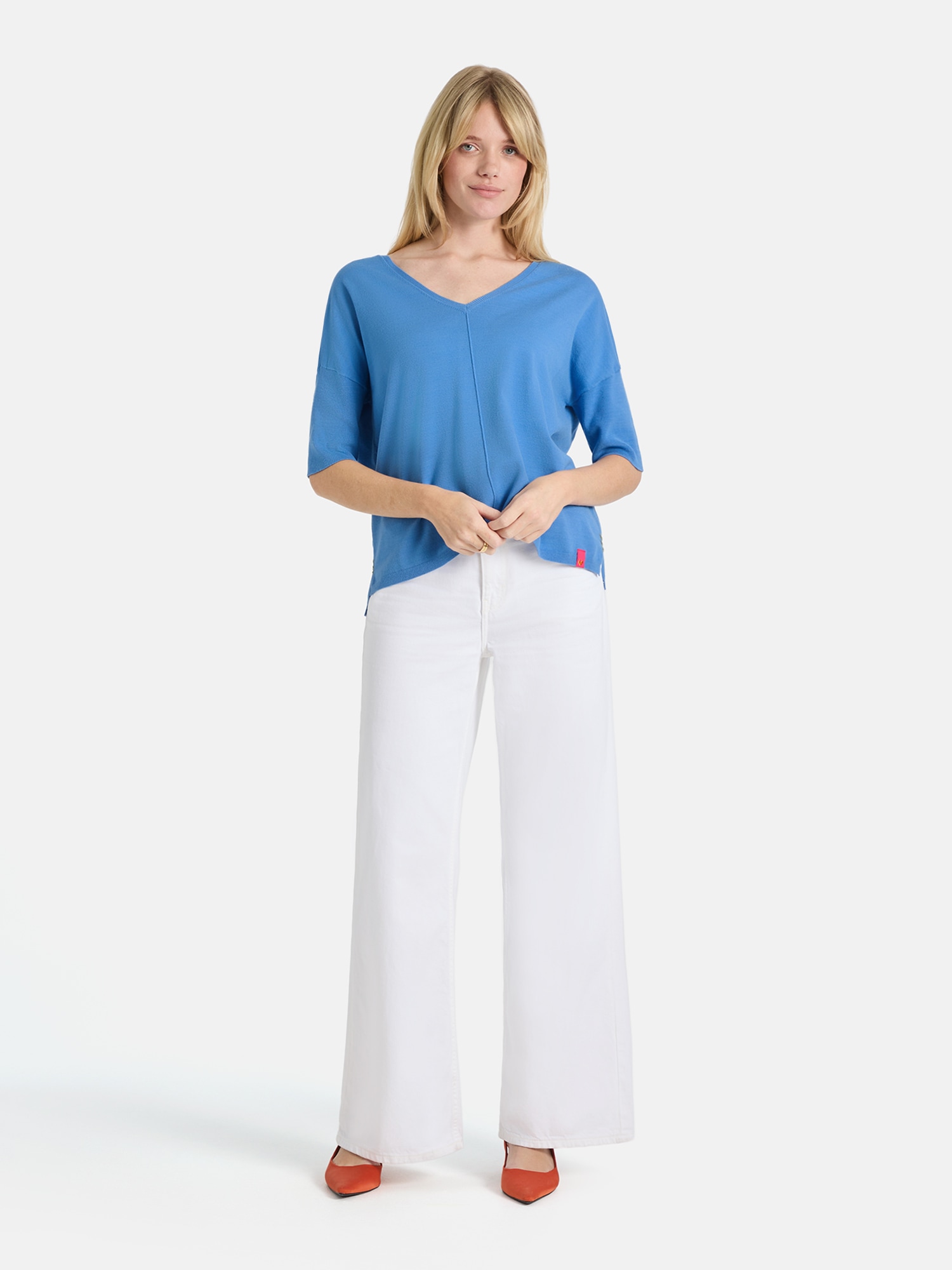 Lieblingsstück Kurzarmpullover »AmihanL« Obermaterial: 72% Viskose, 28% Polyester
