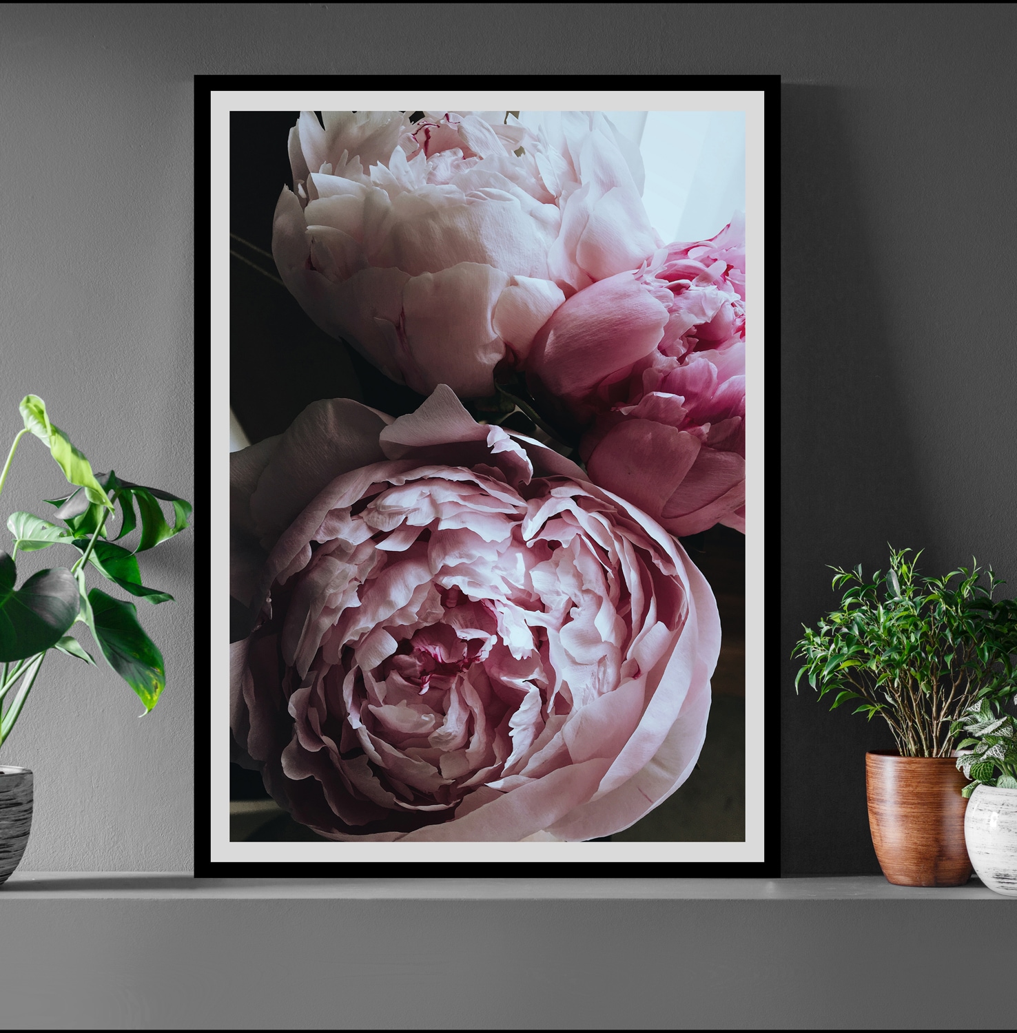 queence Bild »Ursula«, Blumen, Rosen, gerahmt