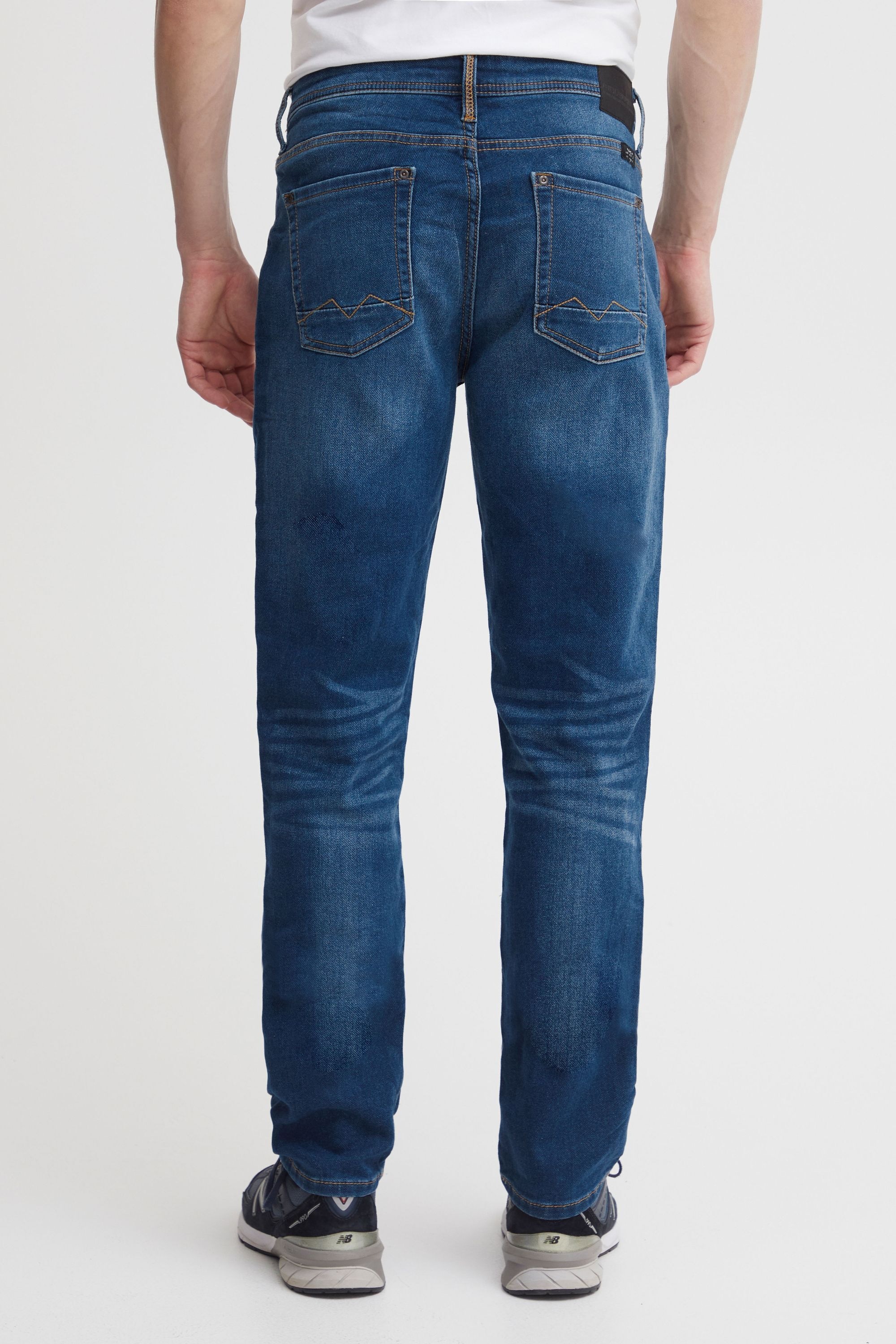5-Pocket-Hose BLEND "BHTwister", Herren, Gr. 28, Länge 32, denim middle blau, Jeans, 83% Baumwolle, 15% Polyester, 2% Elasthan, unifarben, regular fit normal, Hosen 5-Pocket-Hose, Stilvolle Regular-Fit-Jeans 6