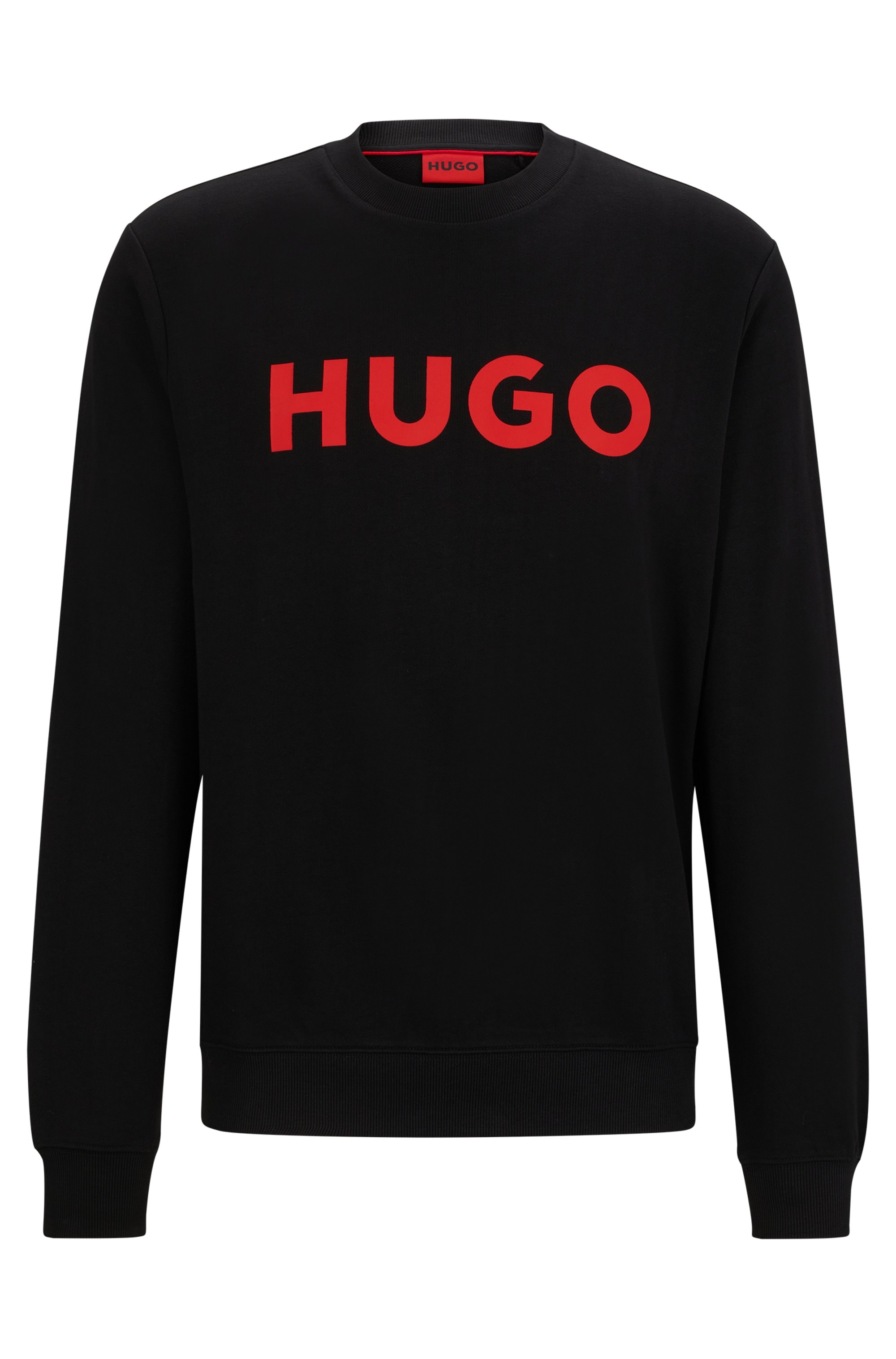 HUGO Sweatshirt "Dem", Rundhalsausschnitt, Regular Fit, HUGO Druck günstig online kaufen