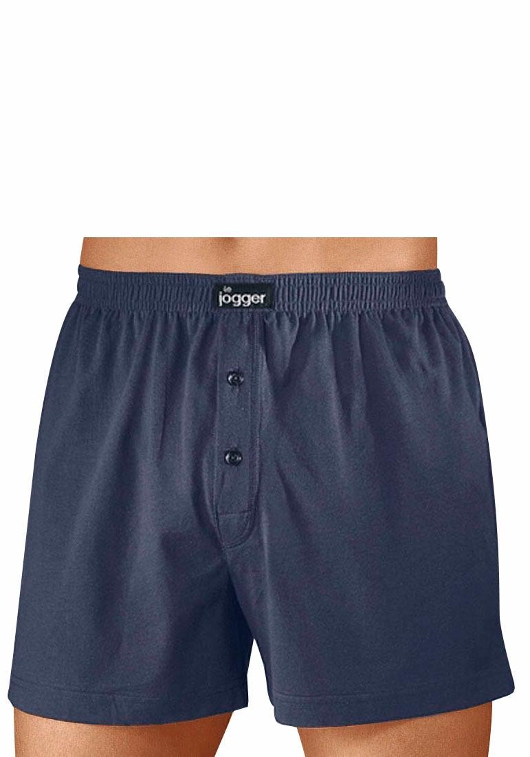 le jogger® Weiter Boxer, (Packung, 4 St.), aus angenehm weicher Baumwoll-Qualität