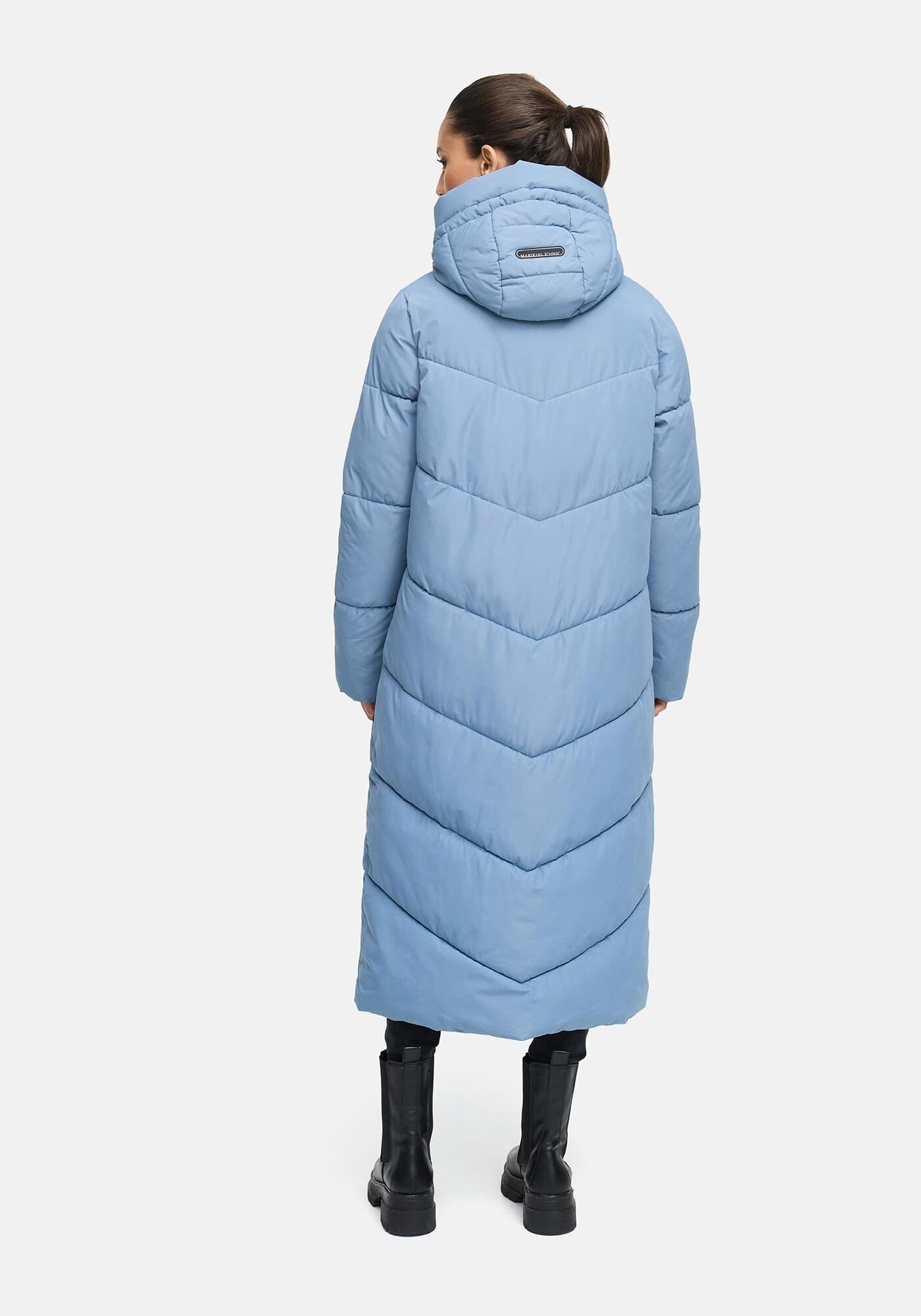 Marikoo Winterjacke »Ranja«, extra langer Damen Winter Steppmantel