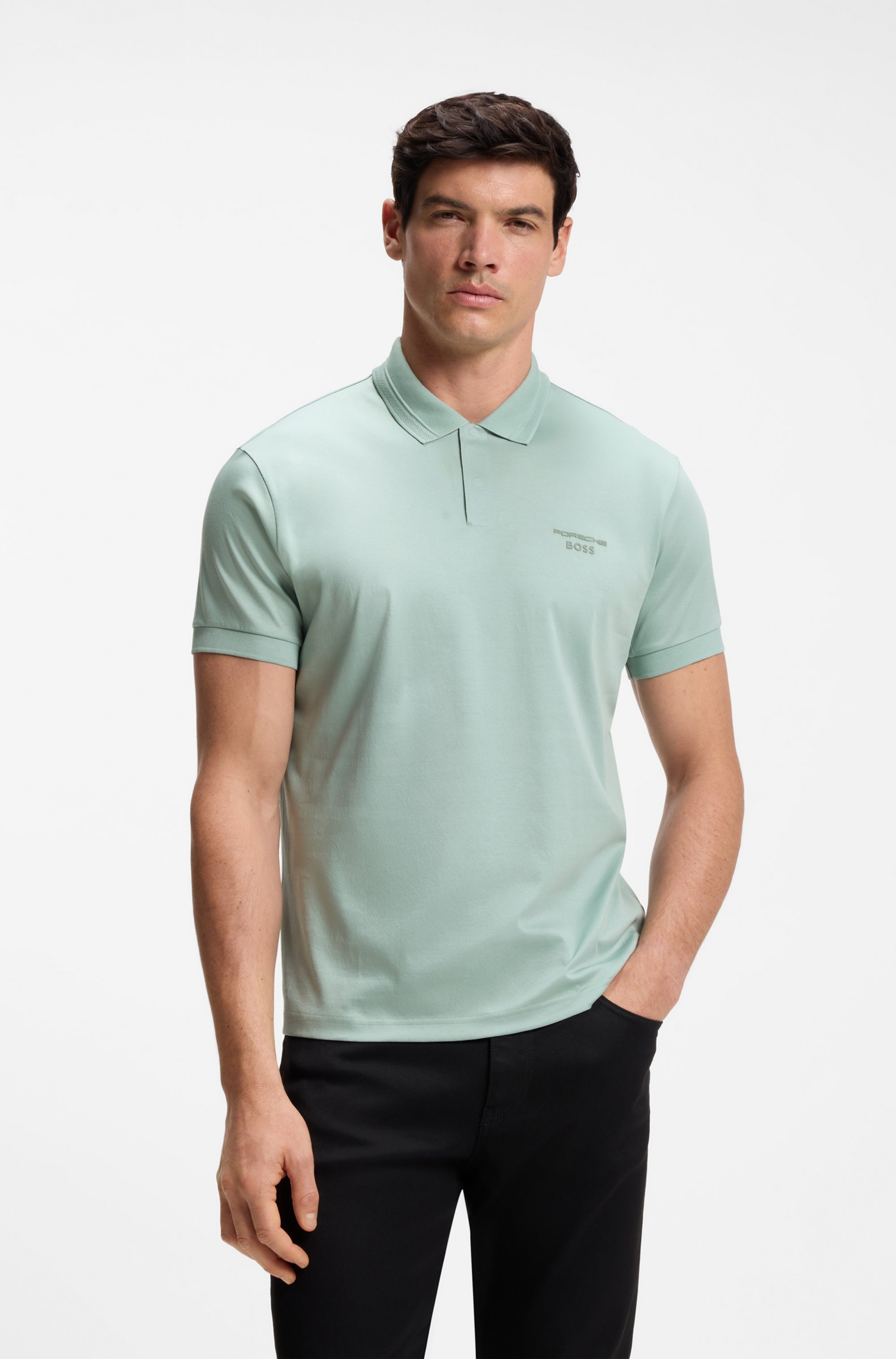 BOSS GREEN Poloshirt "Porsche Spirit 70 Capsule Collection" Premium Herrenm günstig online kaufen
