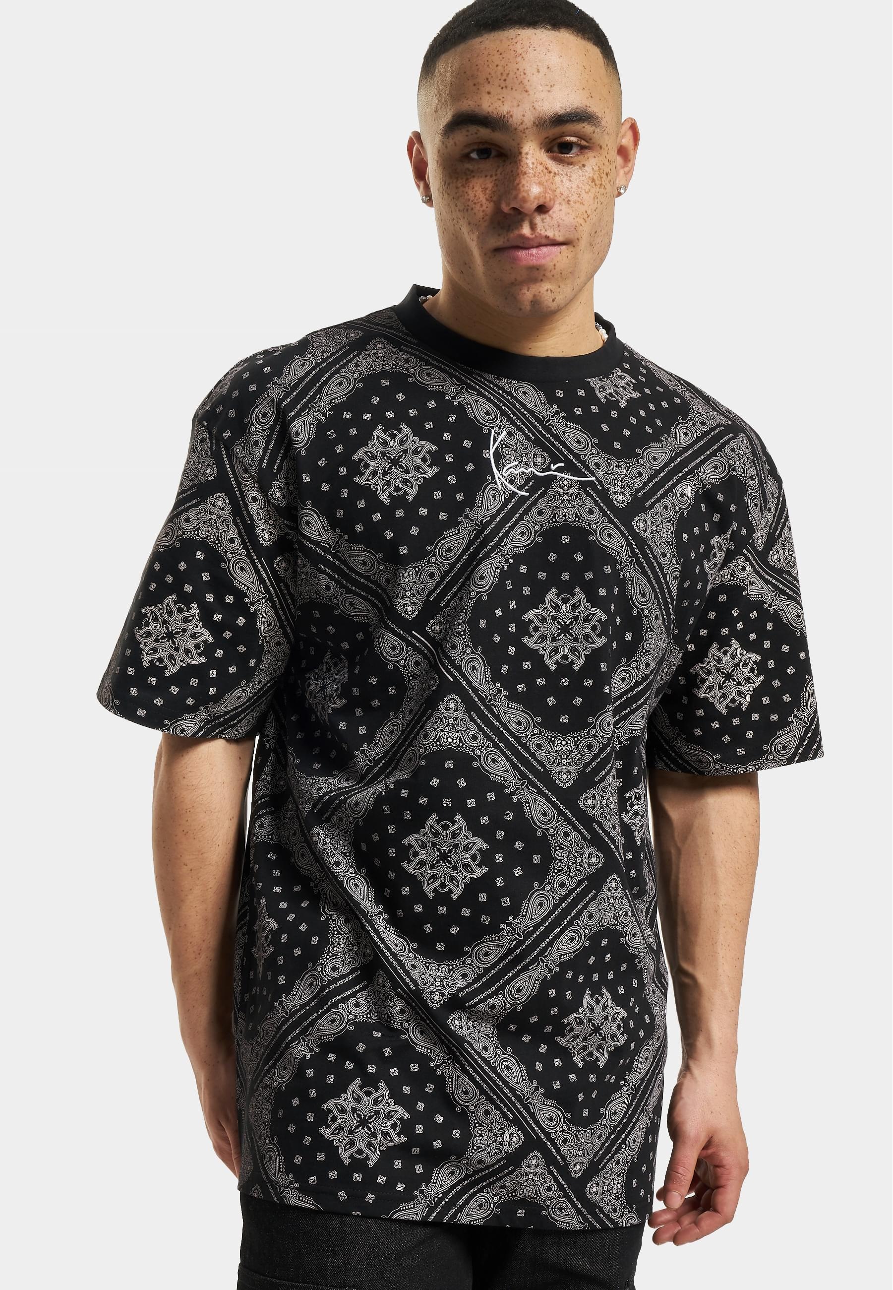 Thumbnail - Karl Kani T-Shirt "Karl Kani Herren KM232-042-1 KK Small Signature Paisley Tee" 1 Stk.