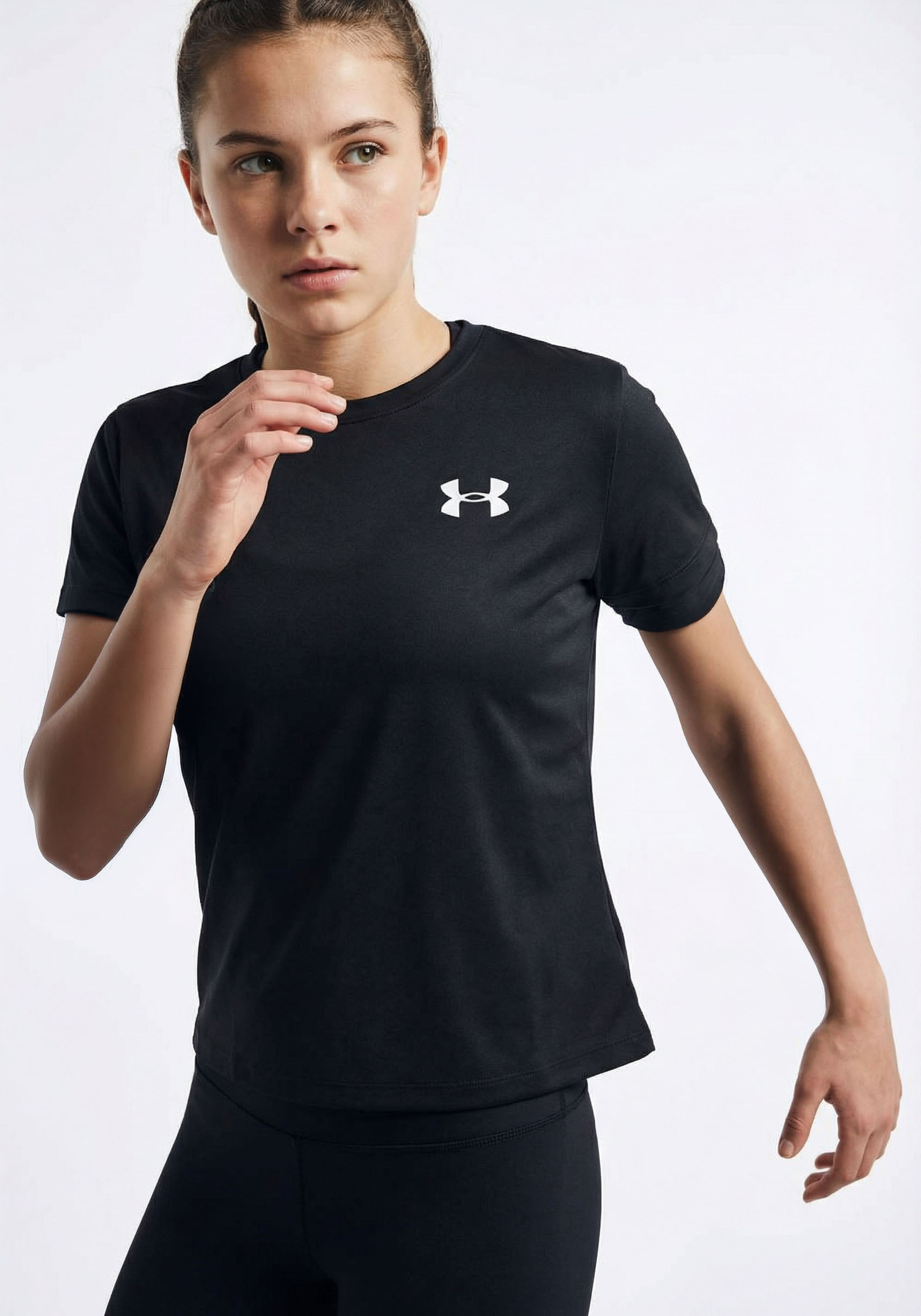 Under Armour "UA Tech SSC" leichtes Trainingsshirt, mit Rundhalsausschnitt, ohne Verschluss
