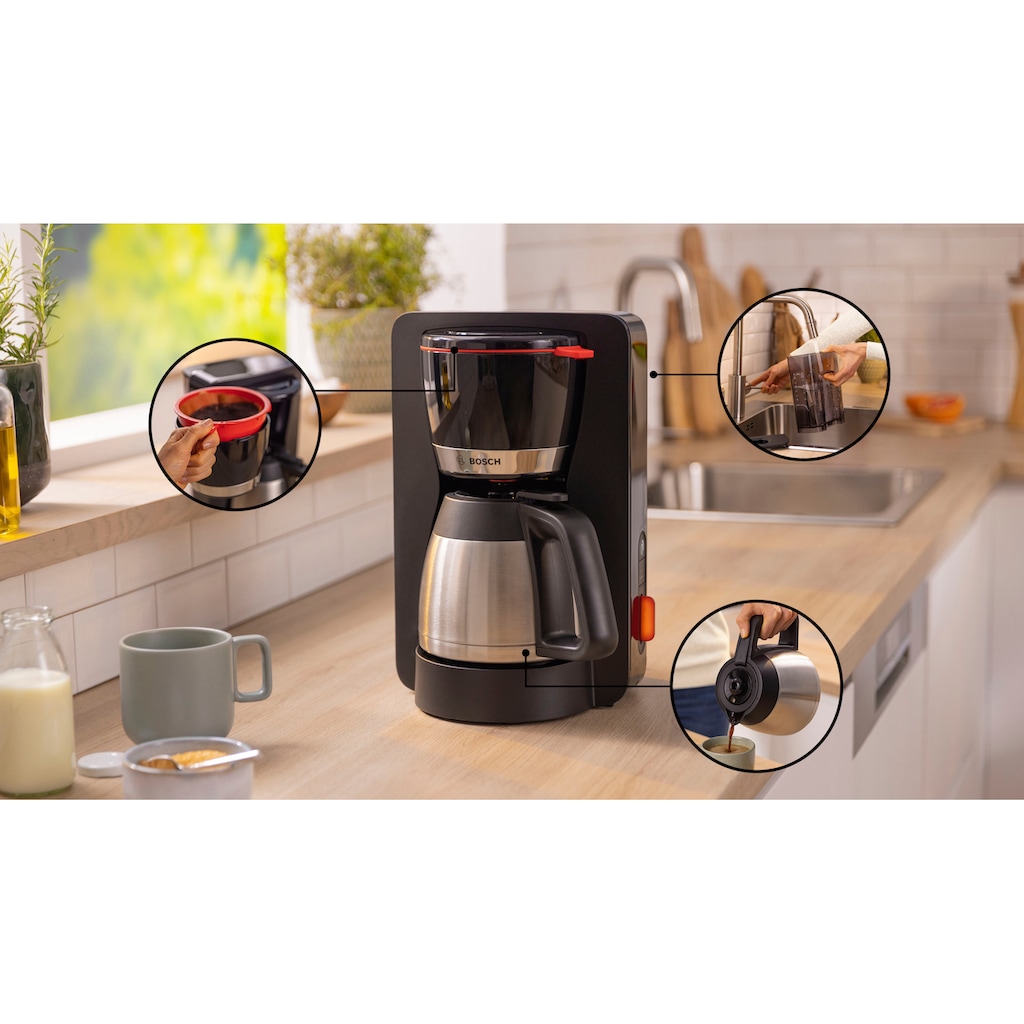 BOSCH Filterkaffeemaschine »MyMoment TKA6M273«, 1,1 l Kaffeekanne, Papierfilter, 1x4