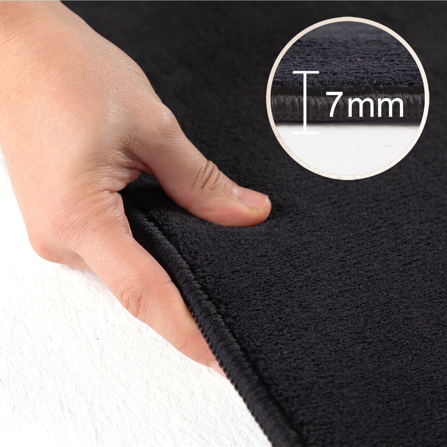 Ayyildiz Teppiche Teppich »SKY 5400«, rund, 7 mm Höhe, Besonders weich / Softfllor / waschbar