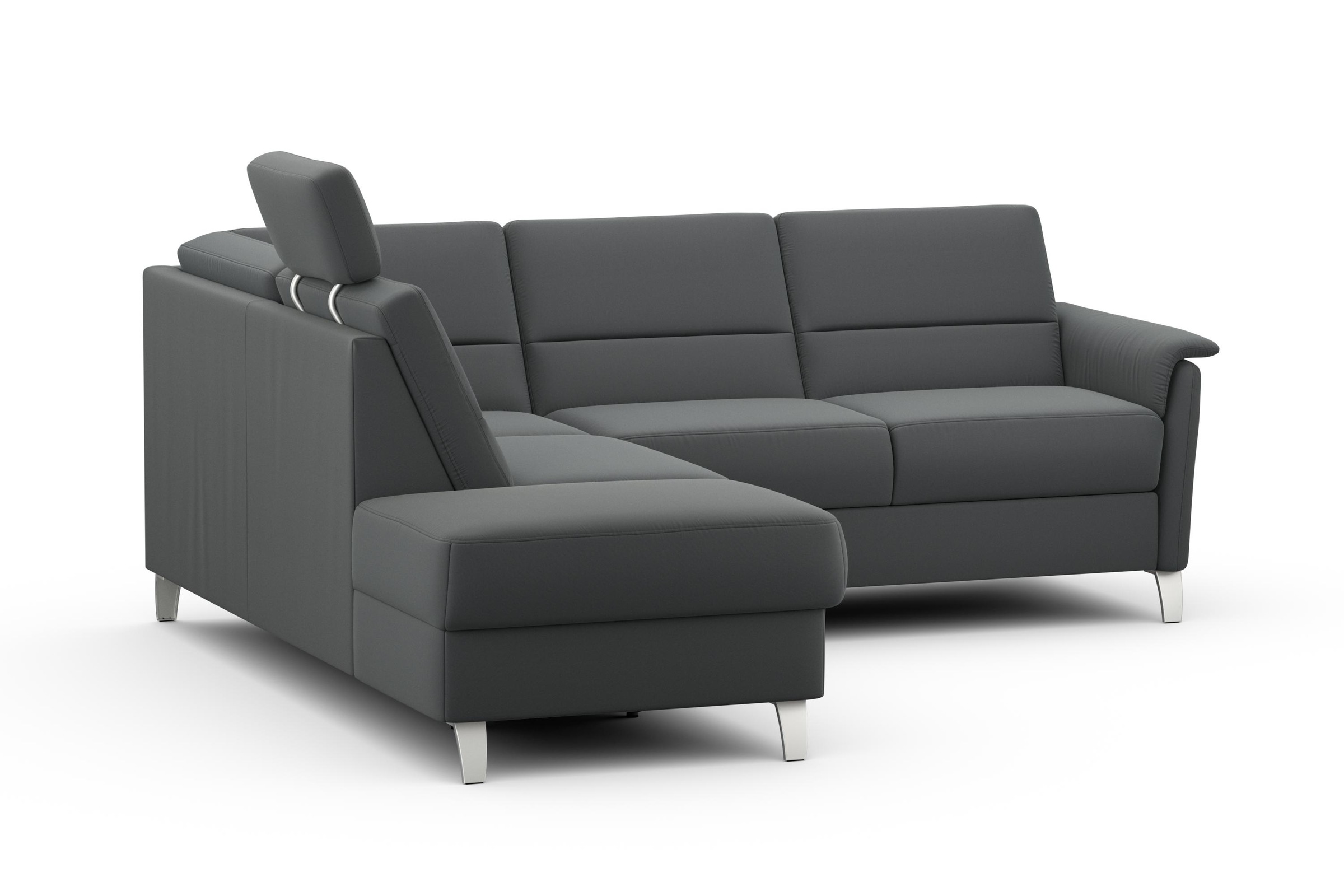 sit&more Ecksofa "Palmera L-Form, B: 236 cm", optional Bettfunktion & Bettk günstig online kaufen