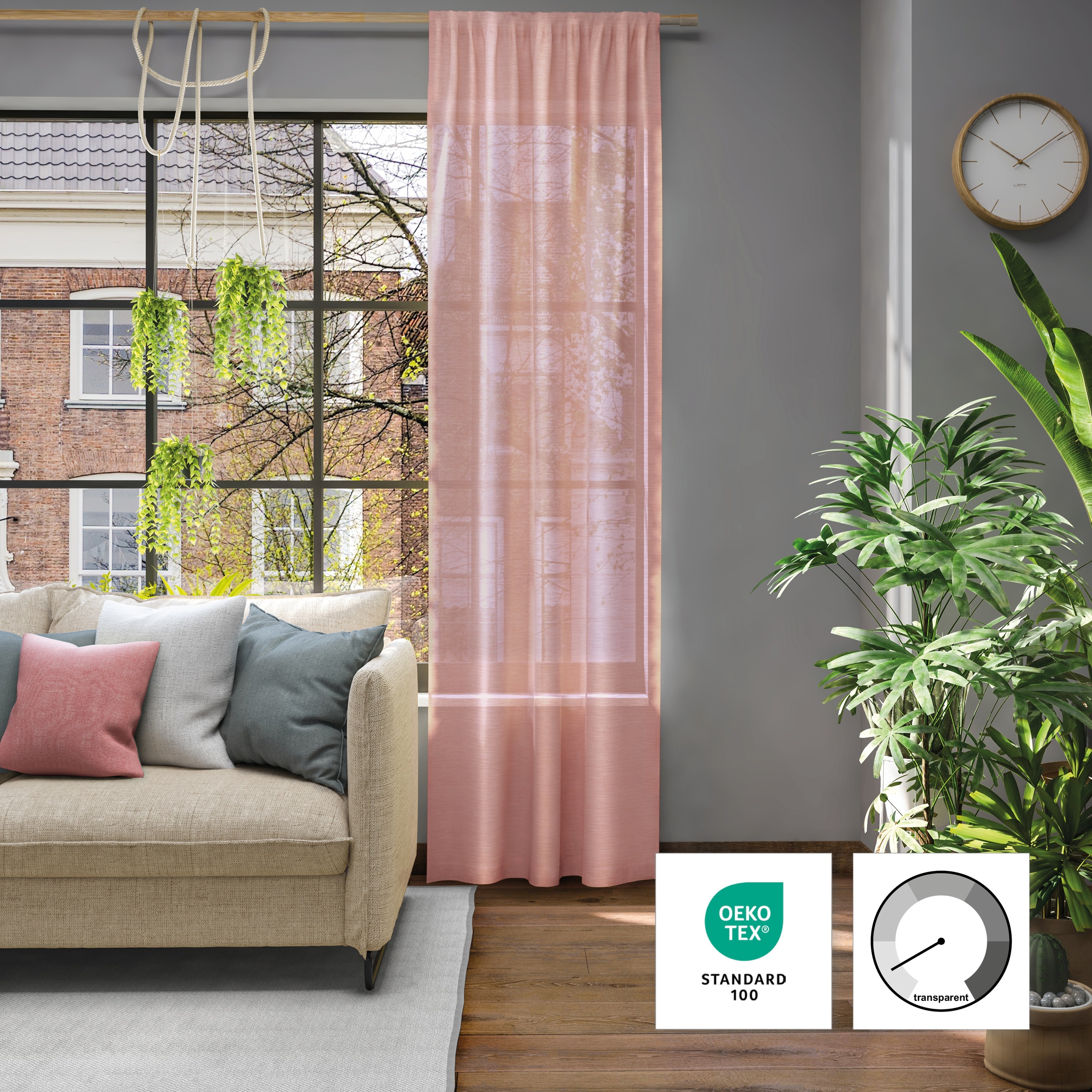 Neutex for you Vorhang "Libre-ECO" Stangendurchzug 1 Stk. tlg. günstig online kaufen