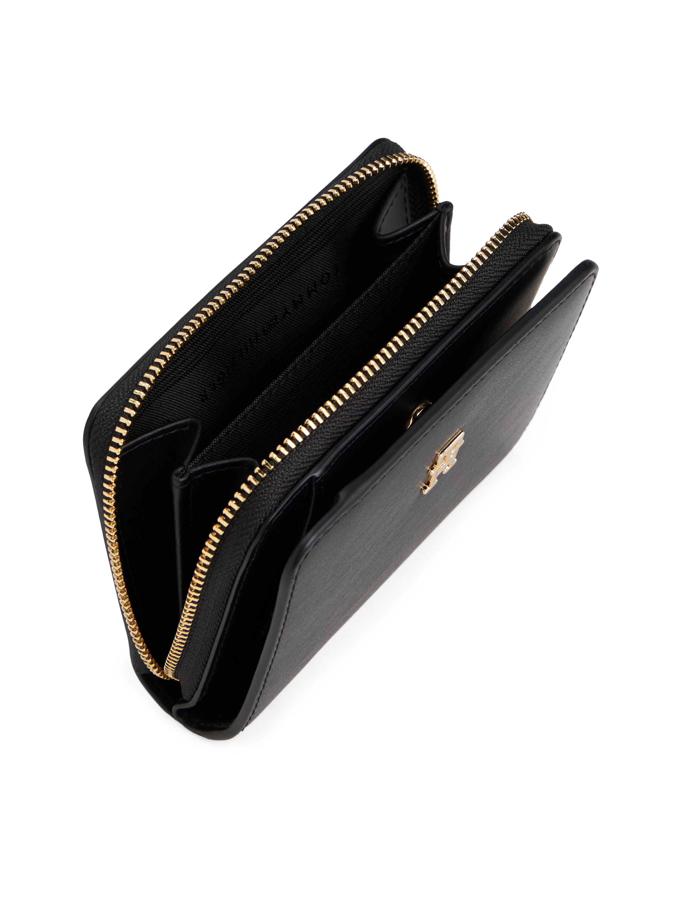 Tommy Hilfiger Geldbörse »TH ICON MED ZA FLAP« , Damen Geldbeutel, Portemonnai mit edlem TH-Logoemblem