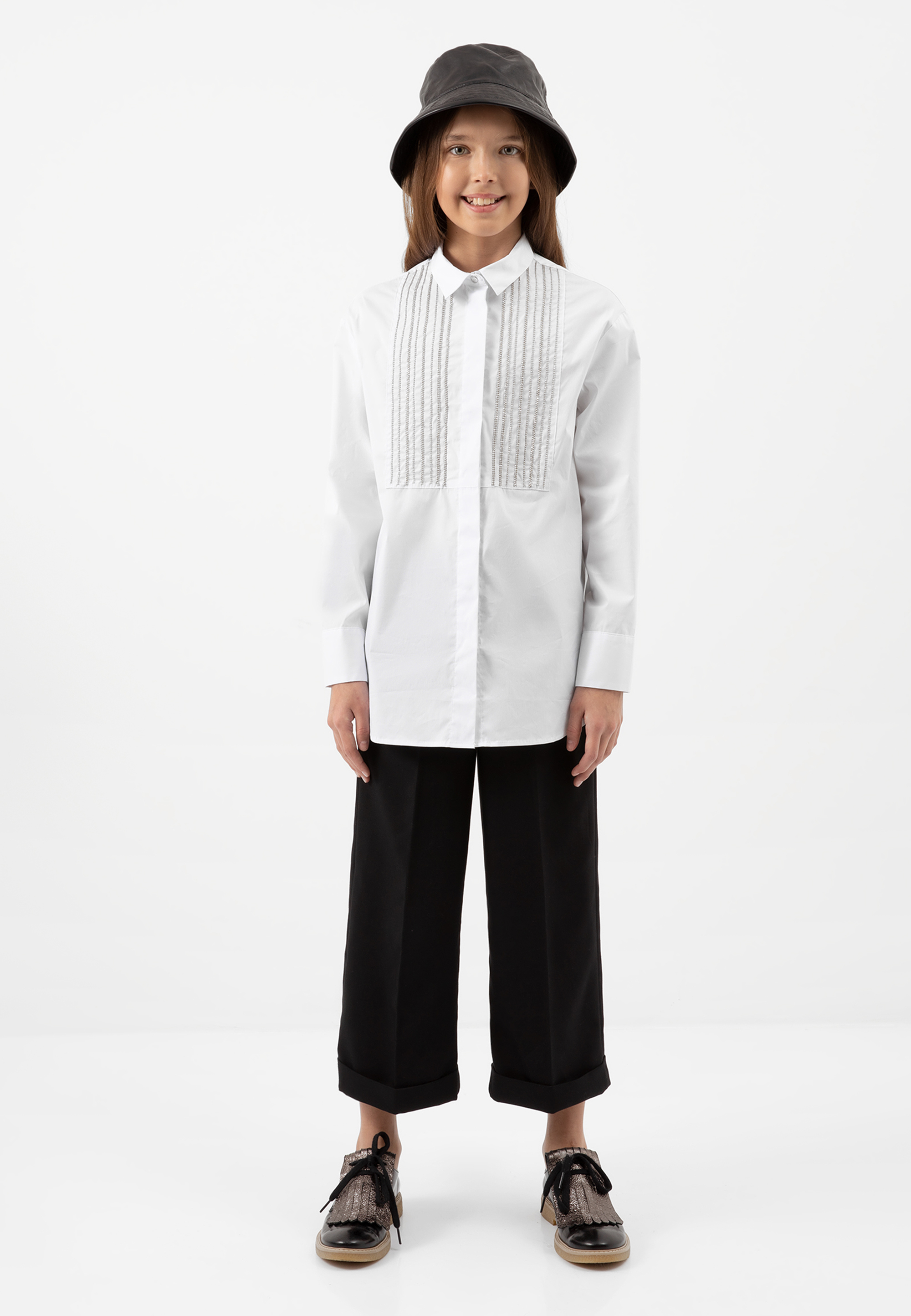 Klassische Bluse, im Oversize-Schnitt