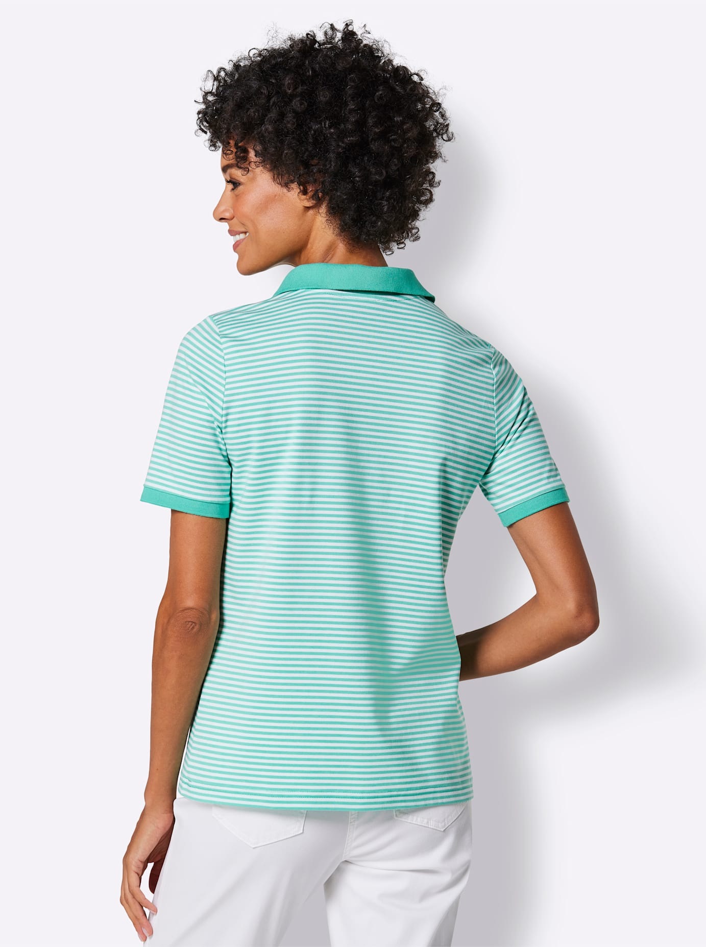 CREATION L PREMIUM Poloshirt "Lyocell-Baumwoll-Shirt" 1 Stk. tlg. günstig online kaufen