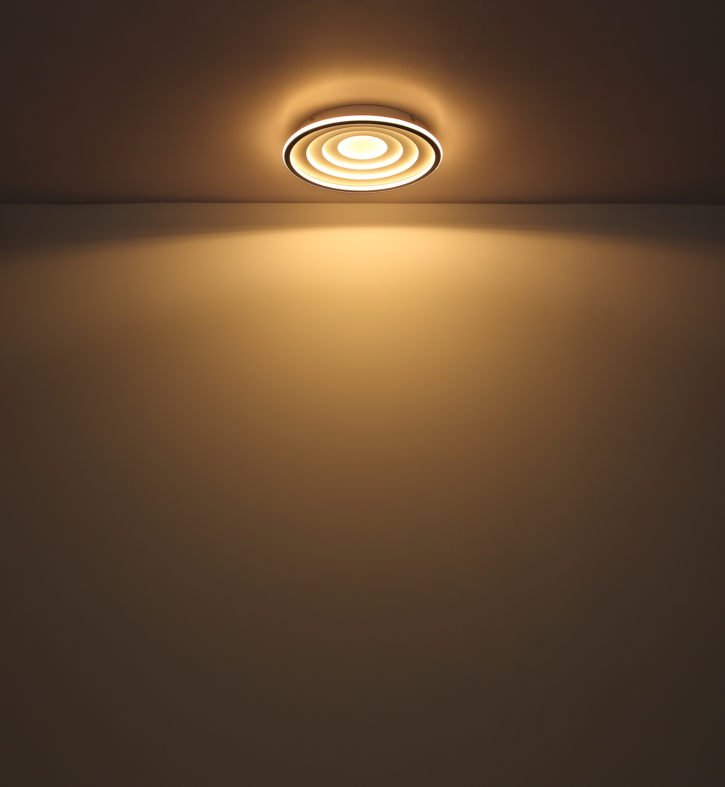 GLOBO LIGHTING Deckenleuchte »FOPPA« LED-Modul 1 Stk. Warmweiß Deckenlampe Wohnzimmer-Leuchte Schlafzimmer-Leuchte Flur Küche