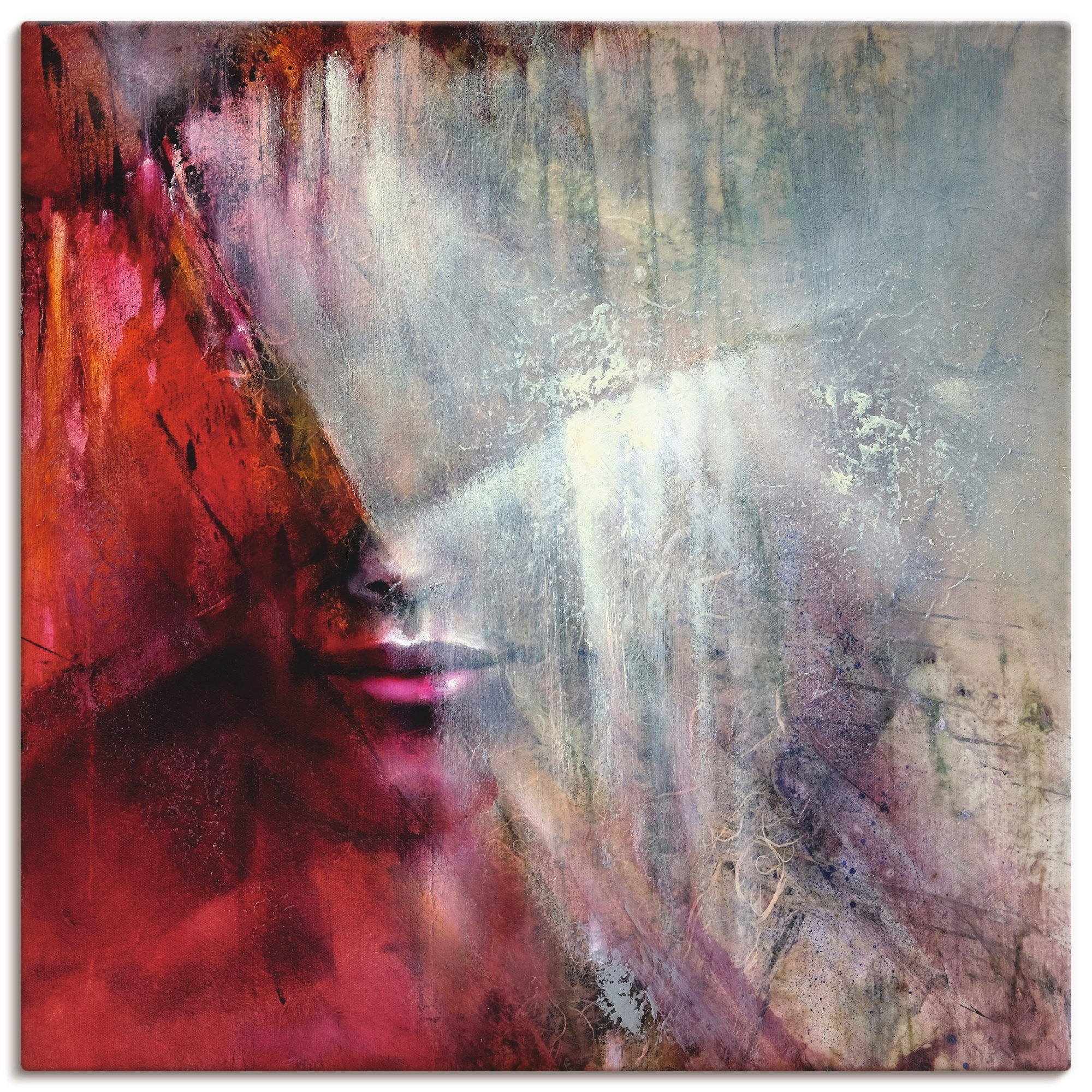 Artland Leinwandbild "Julia" Frau 1 Stk. tlg. auf Holzrahmen gespannt günstig online kaufen