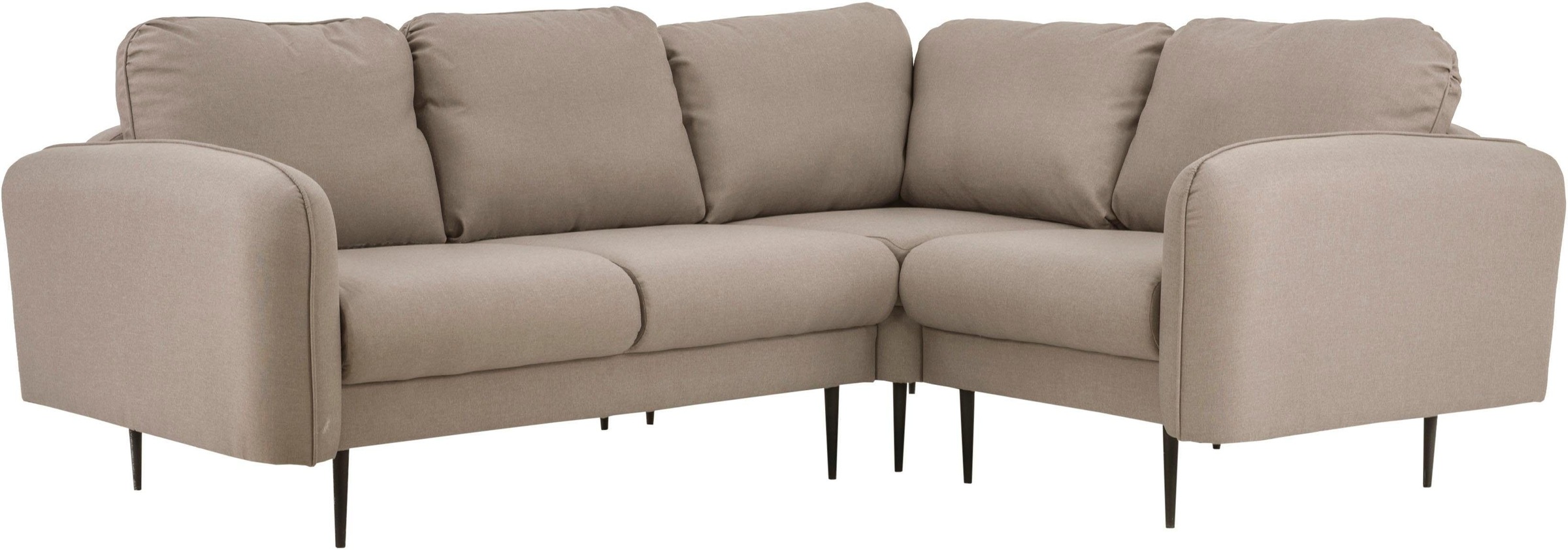 Home affaire Ecksofa "Skidi L-Form" mit losen Rückenkissen und Keder oben a günstig online kaufen