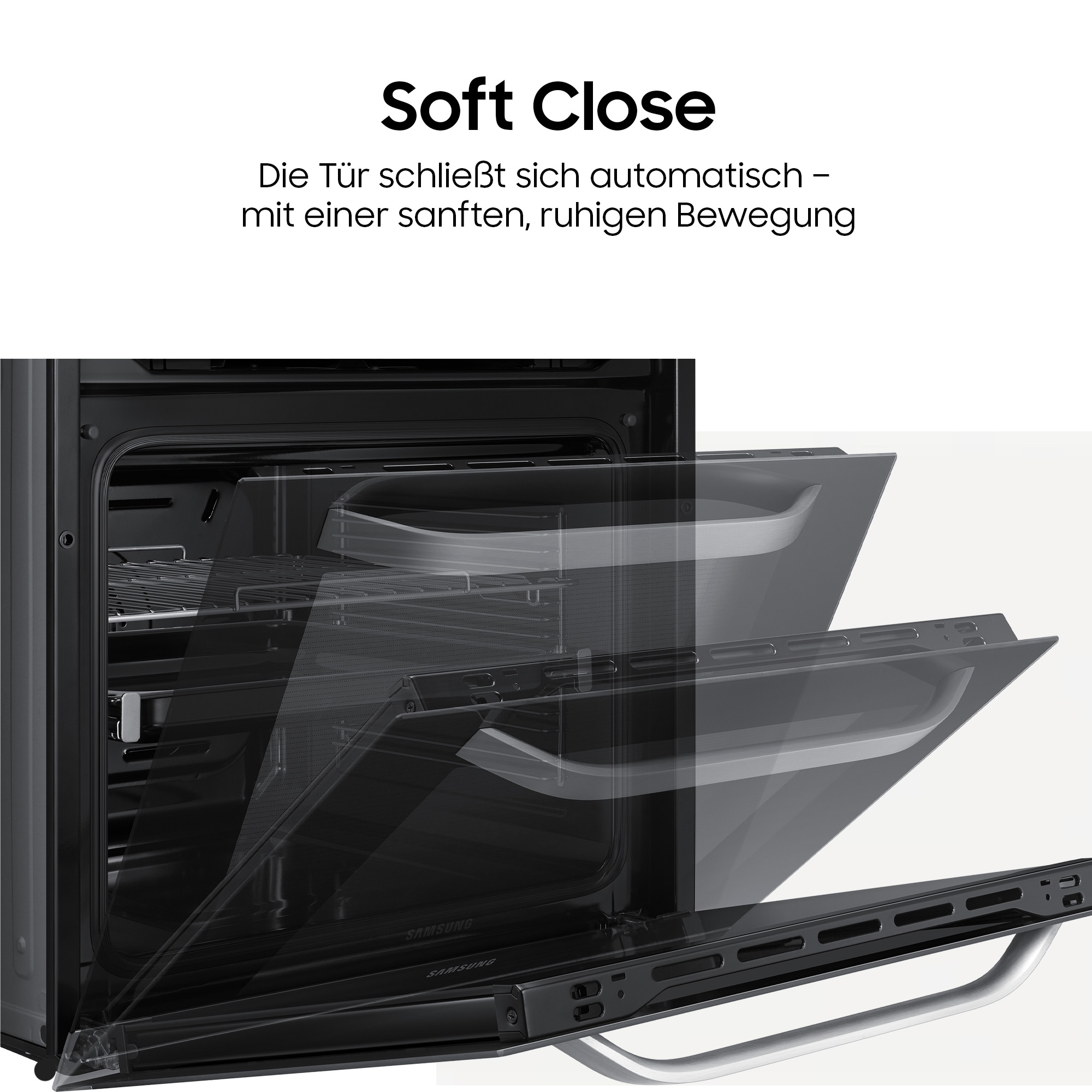 Samsung Induktions Herd-Set »F-NB69R5701RS« mit 1-fach-Teleskopauszug Herd-Set mit Induktion-Kochfeld, Soft Close, Teleskopvollauszug