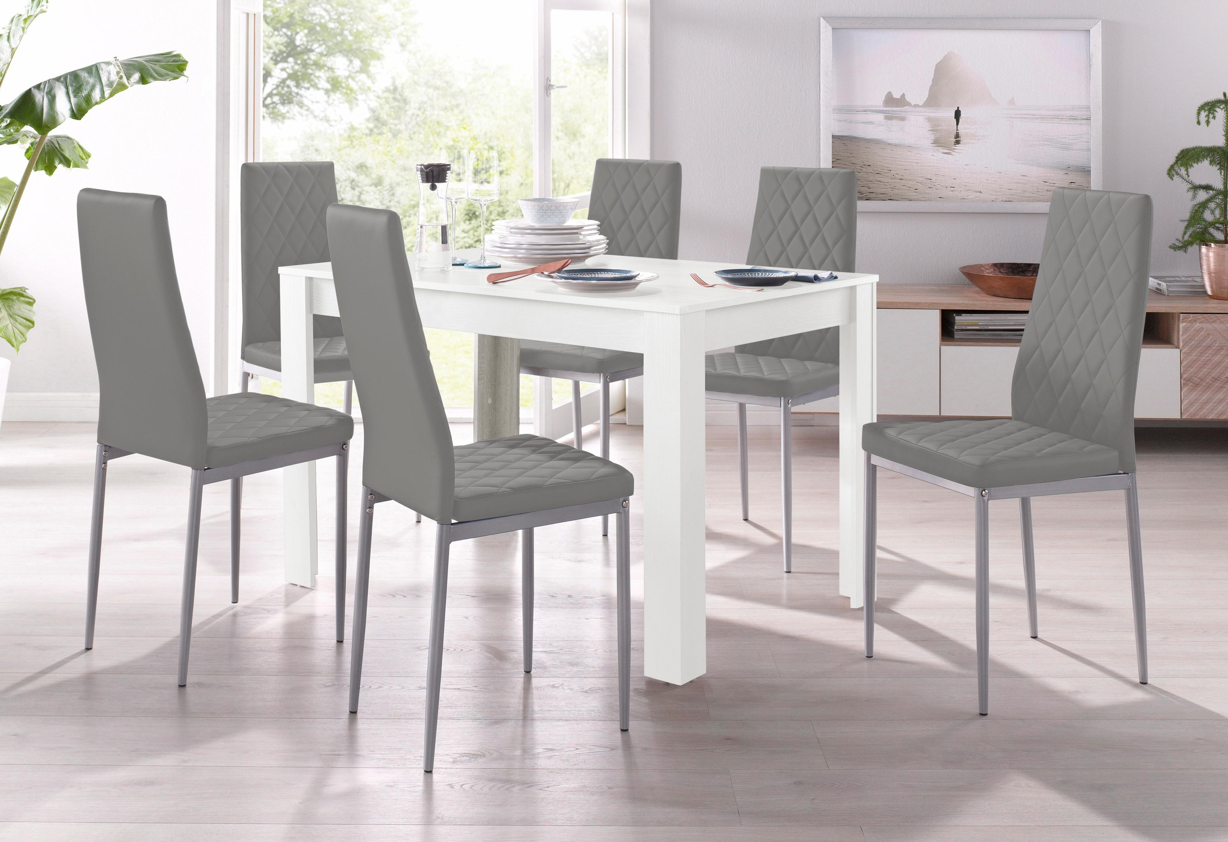 INOSIGN Essgruppe "TOPSELLER Tisch, Stuhl, OTTOs Choice" Set, 5tlg. Set. Ti günstig online kaufen