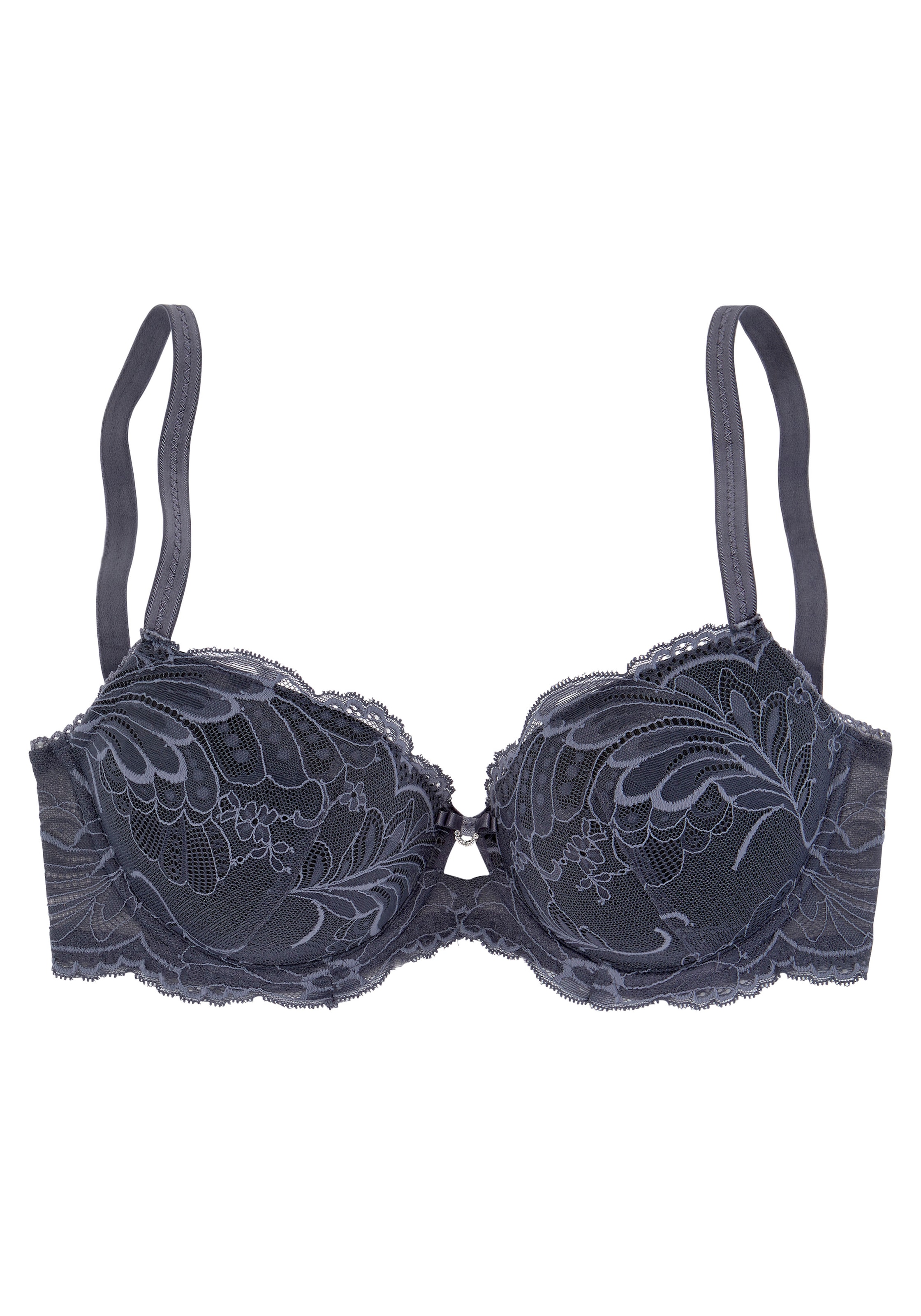 LASCANA Schalen-BH »Antonella«, aus eleganter Spitze mit Glitzeraccessoire, sexy Dessous